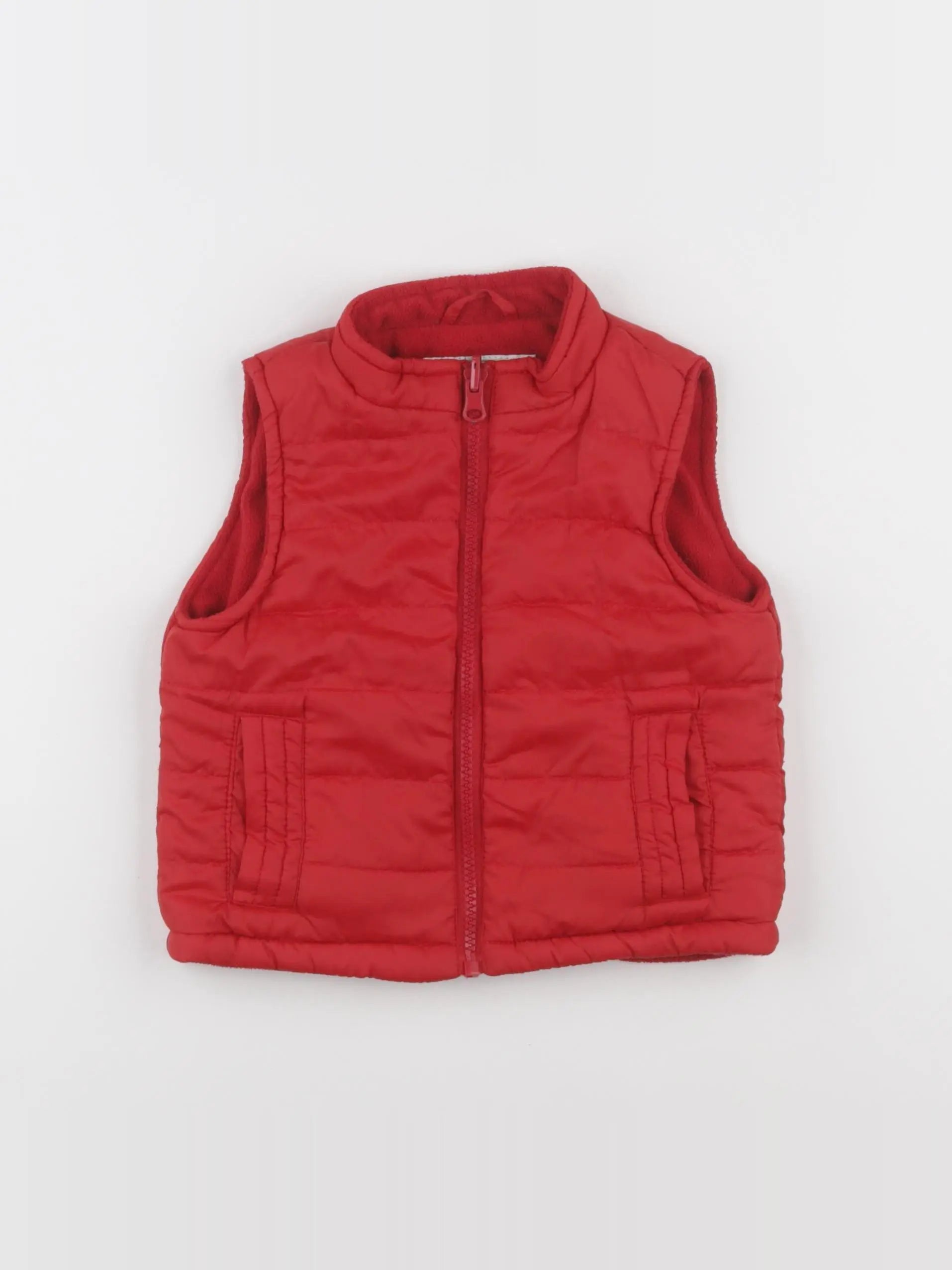 Vertbaudet - doudoune rouge - 2 ans