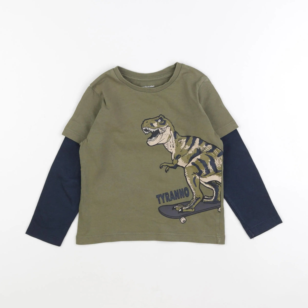 Vertbaudet - tee-shirt vert - 5 ans