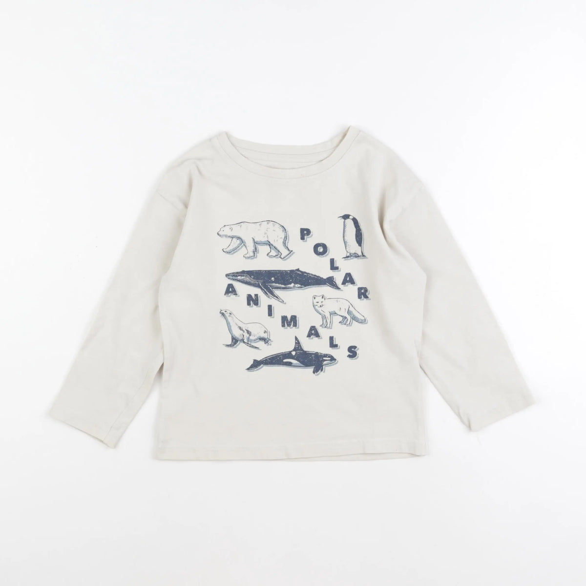 Vertbaudet - tee-shirt beige - 5 ans