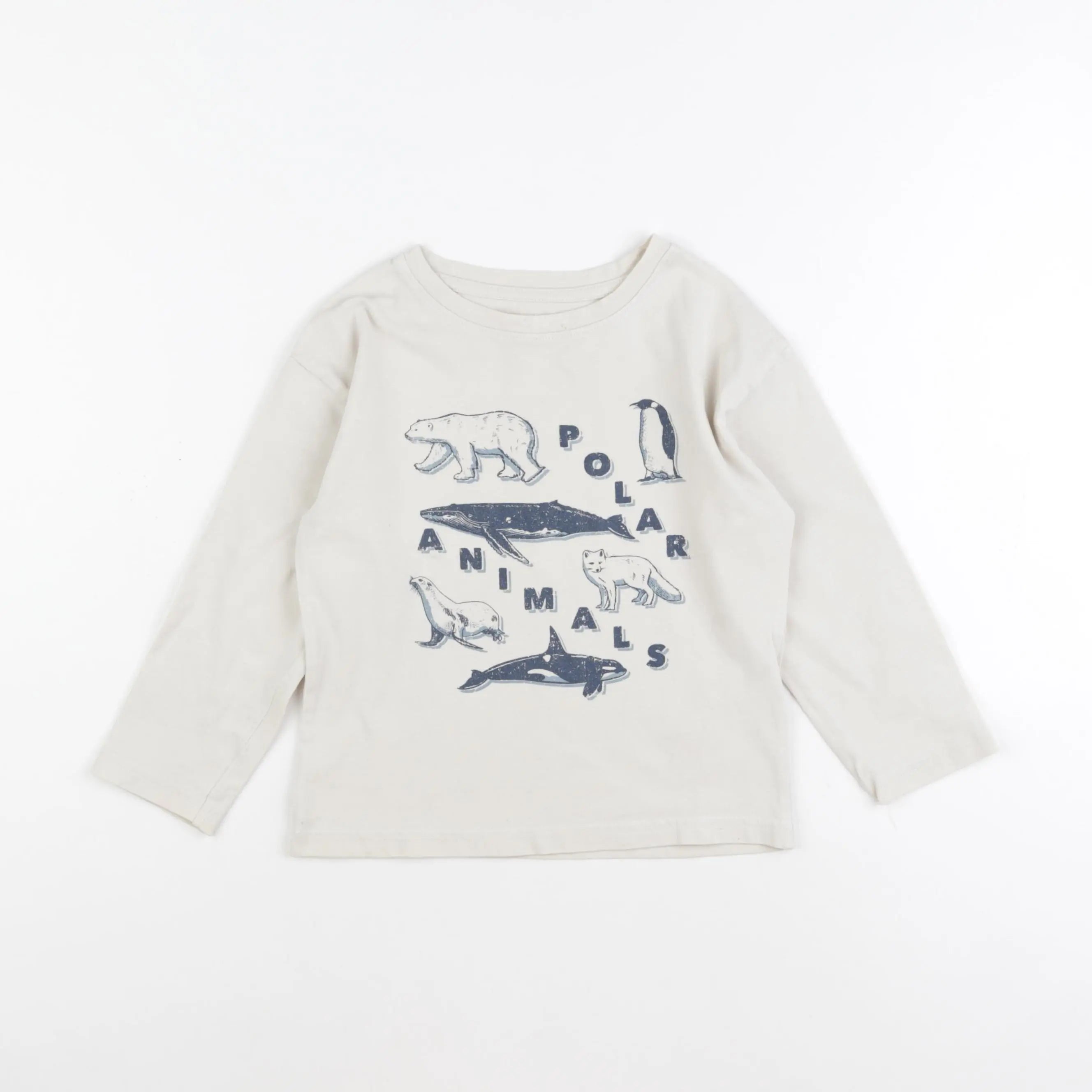 Vertbaudet - tee-shirt beige - 5 ans