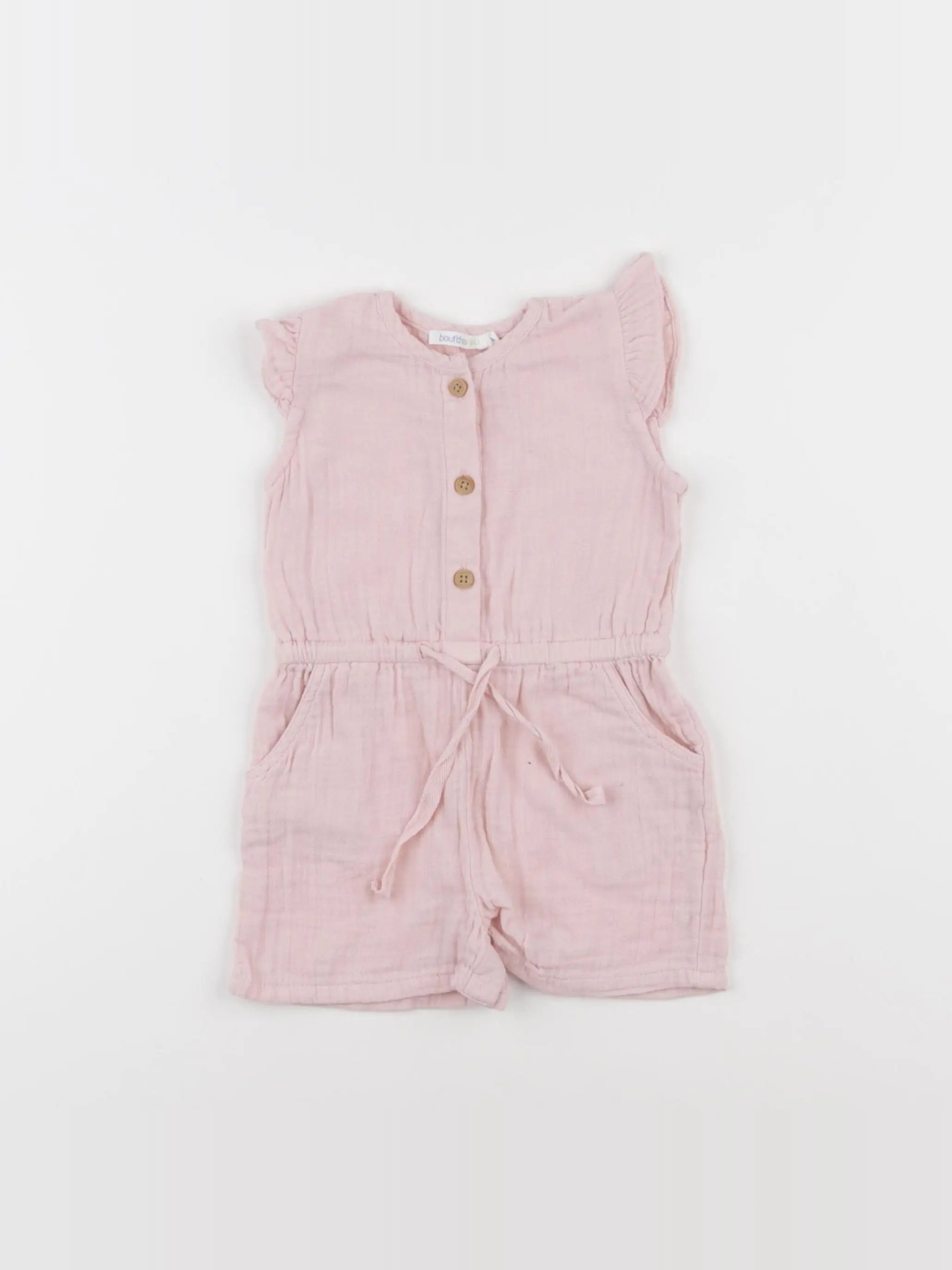 Boutchou - combinaison rose - 6 mois