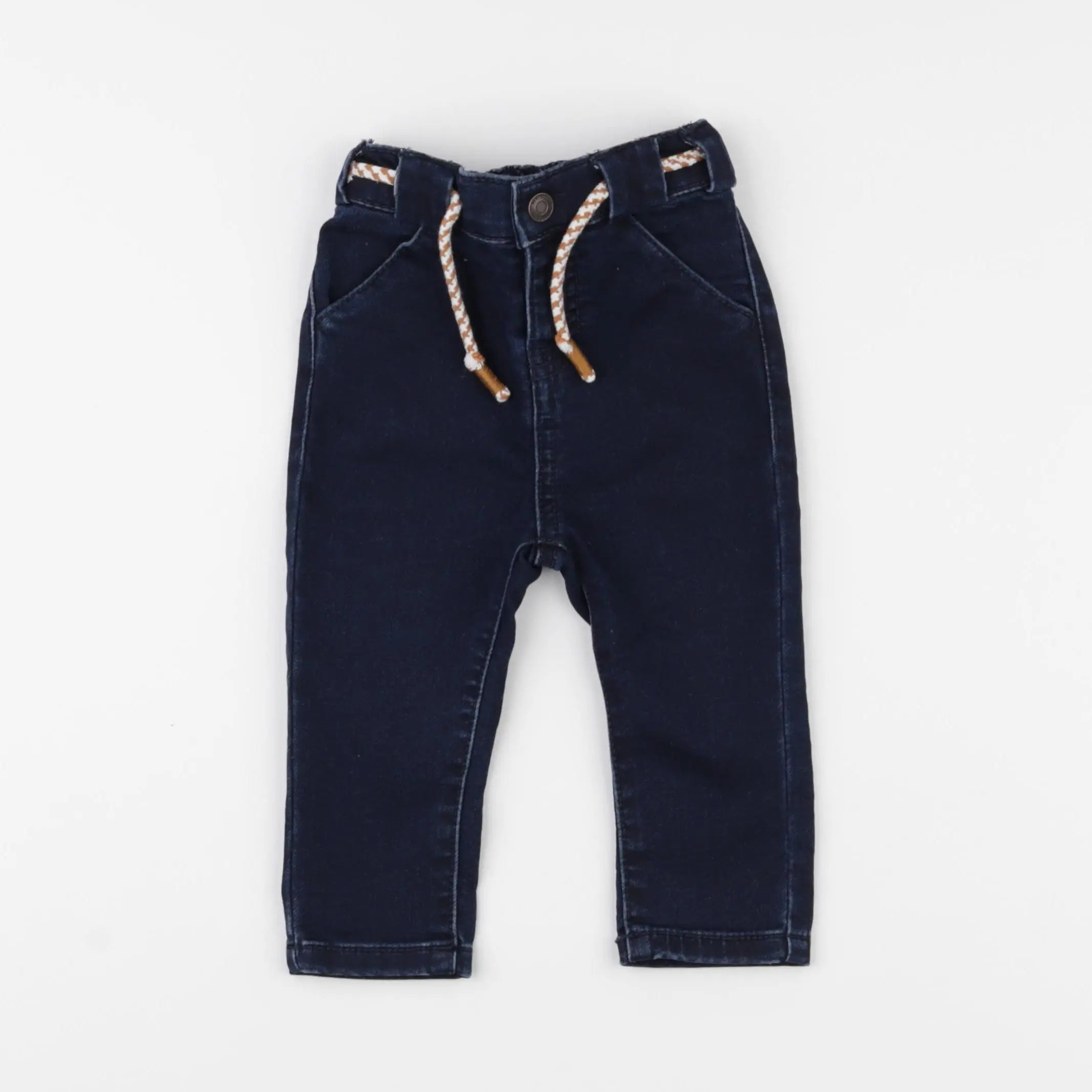 Vertbaudet - pantalon bleu - 6 mois