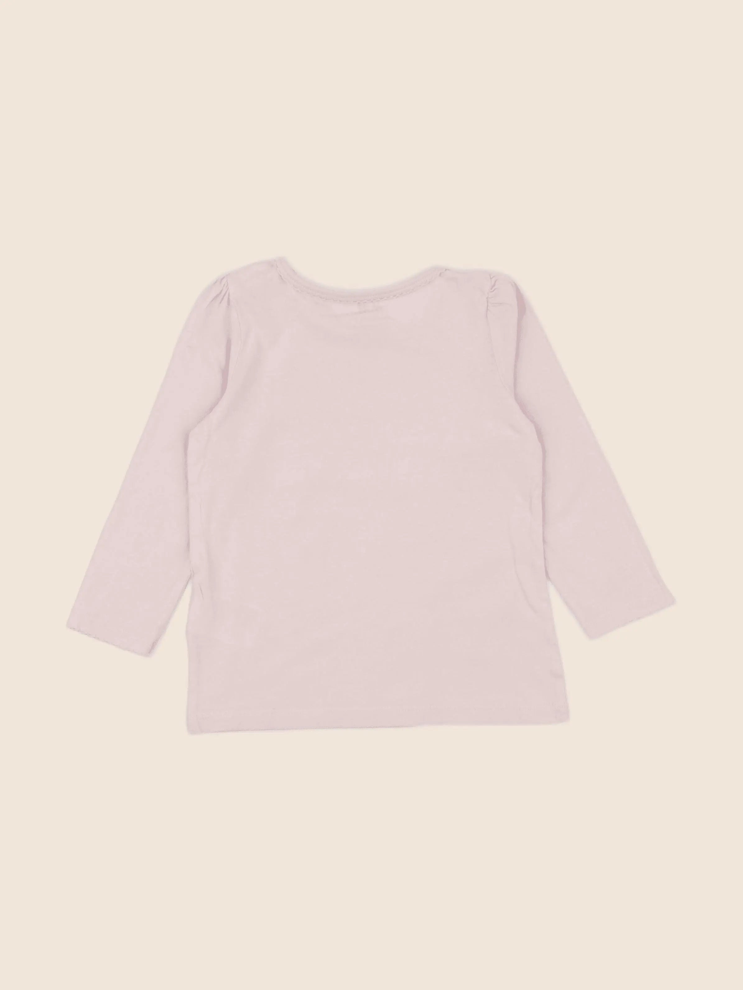 H&M - tee-shirt rose - 12/18 mois