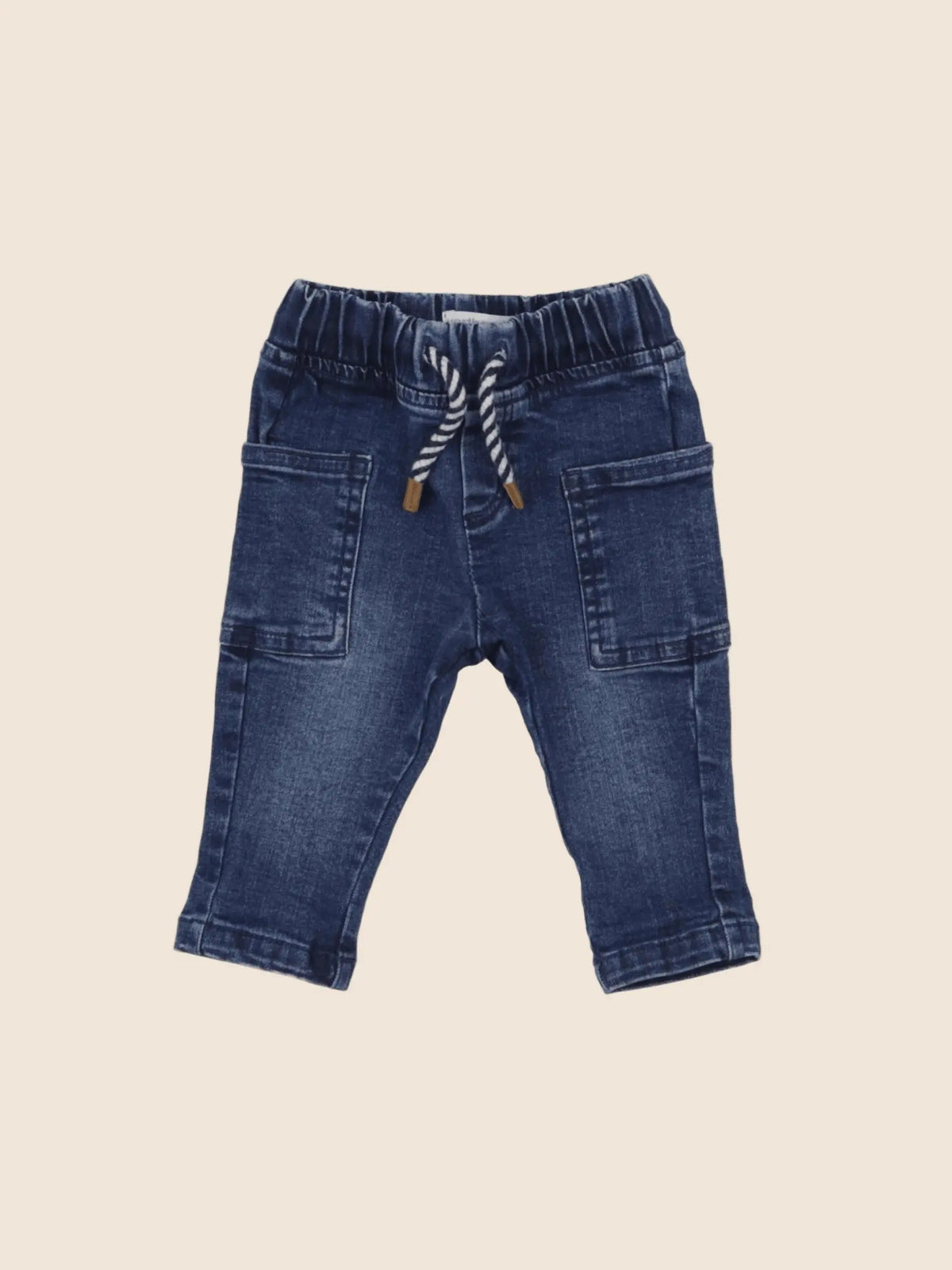 Vertbaudet - jean bleu - 3 mois