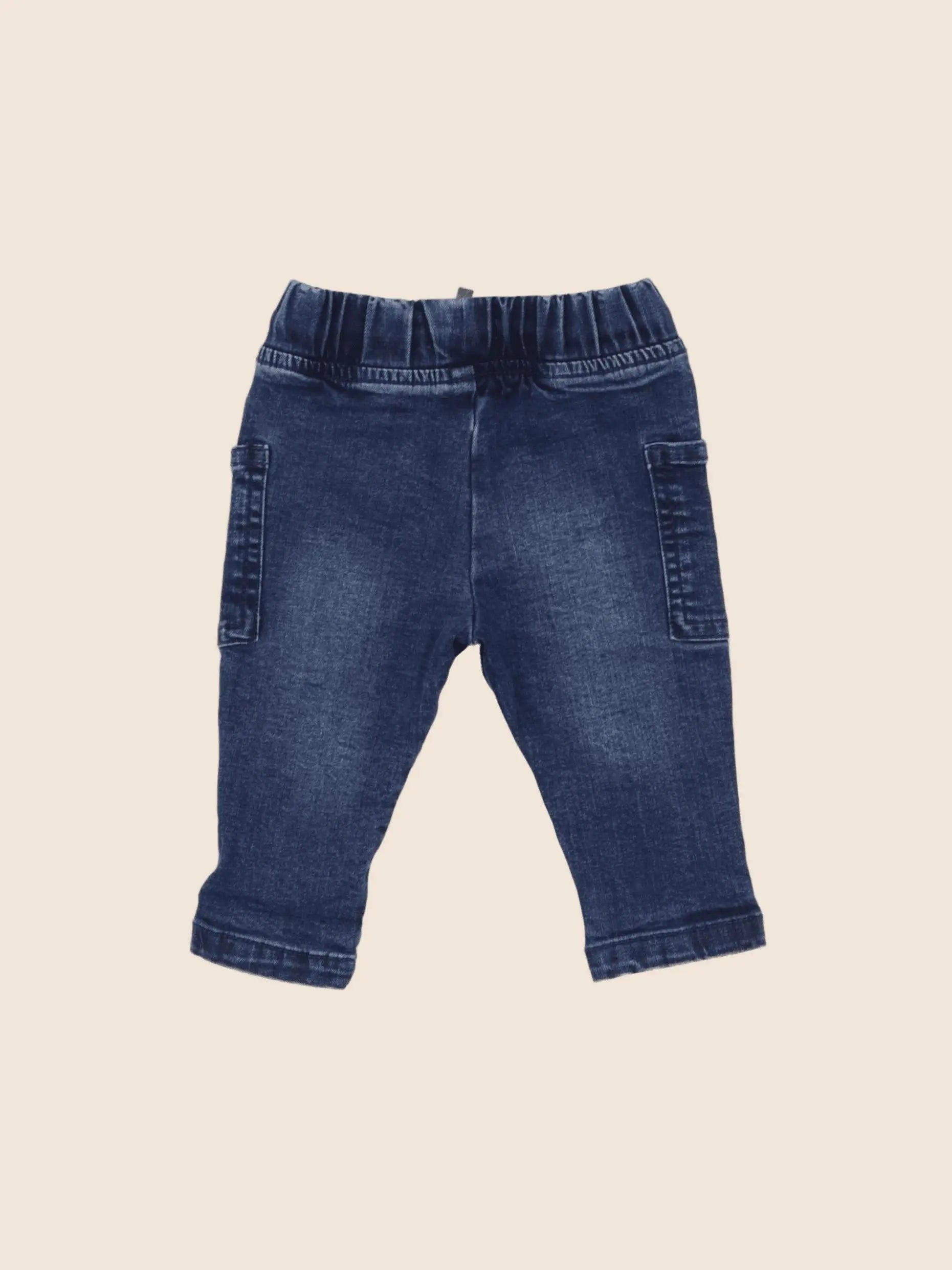 Vertbaudet - jean bleu - 3 mois