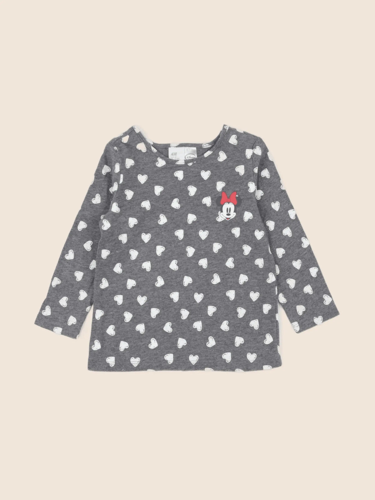 H&M - robe gris - 12/18 mois