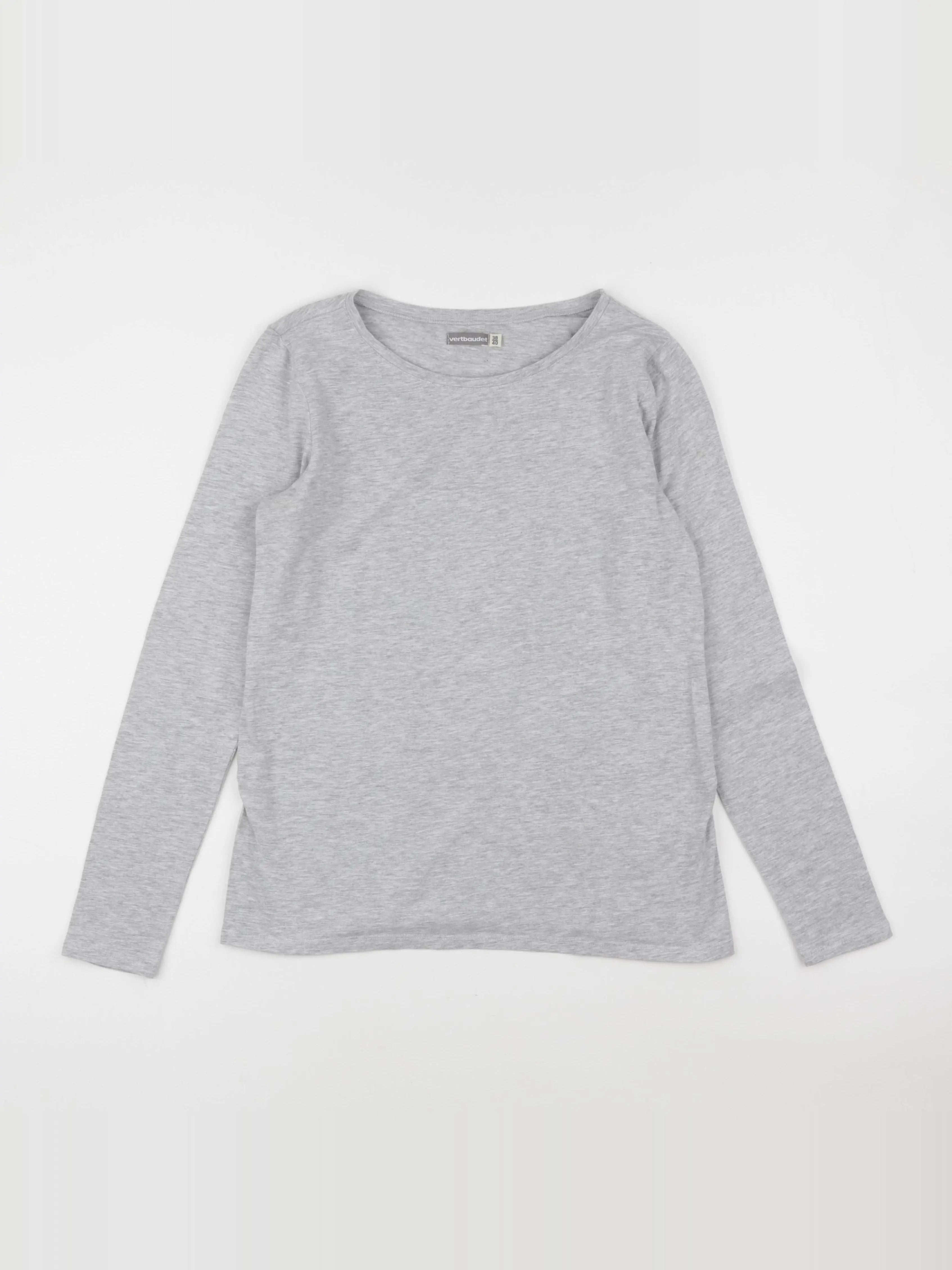 Vertbaudet - tee-shirt grossesse gris - 38 à 40