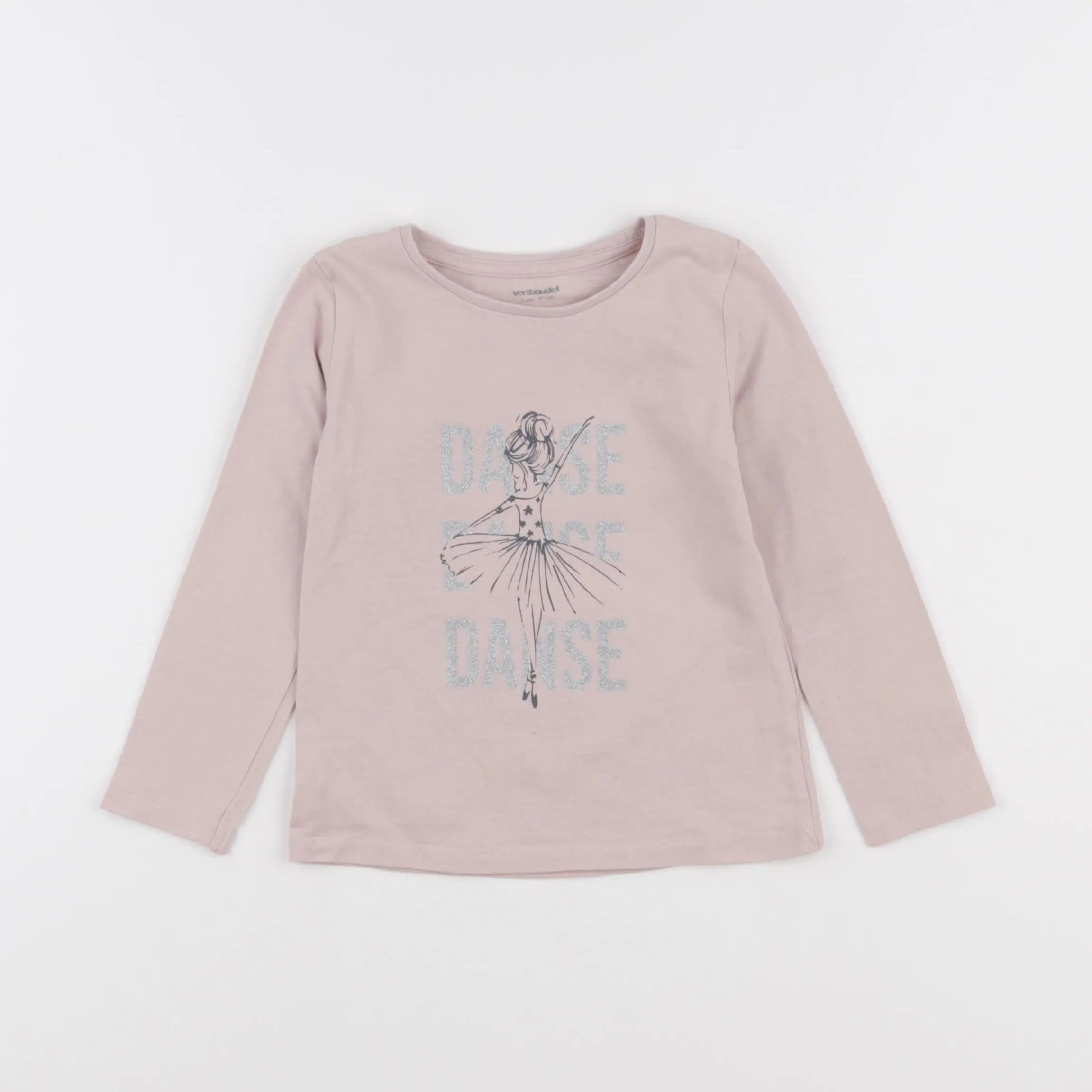 Vertbaudet - tee-shirt rose - 3 ans