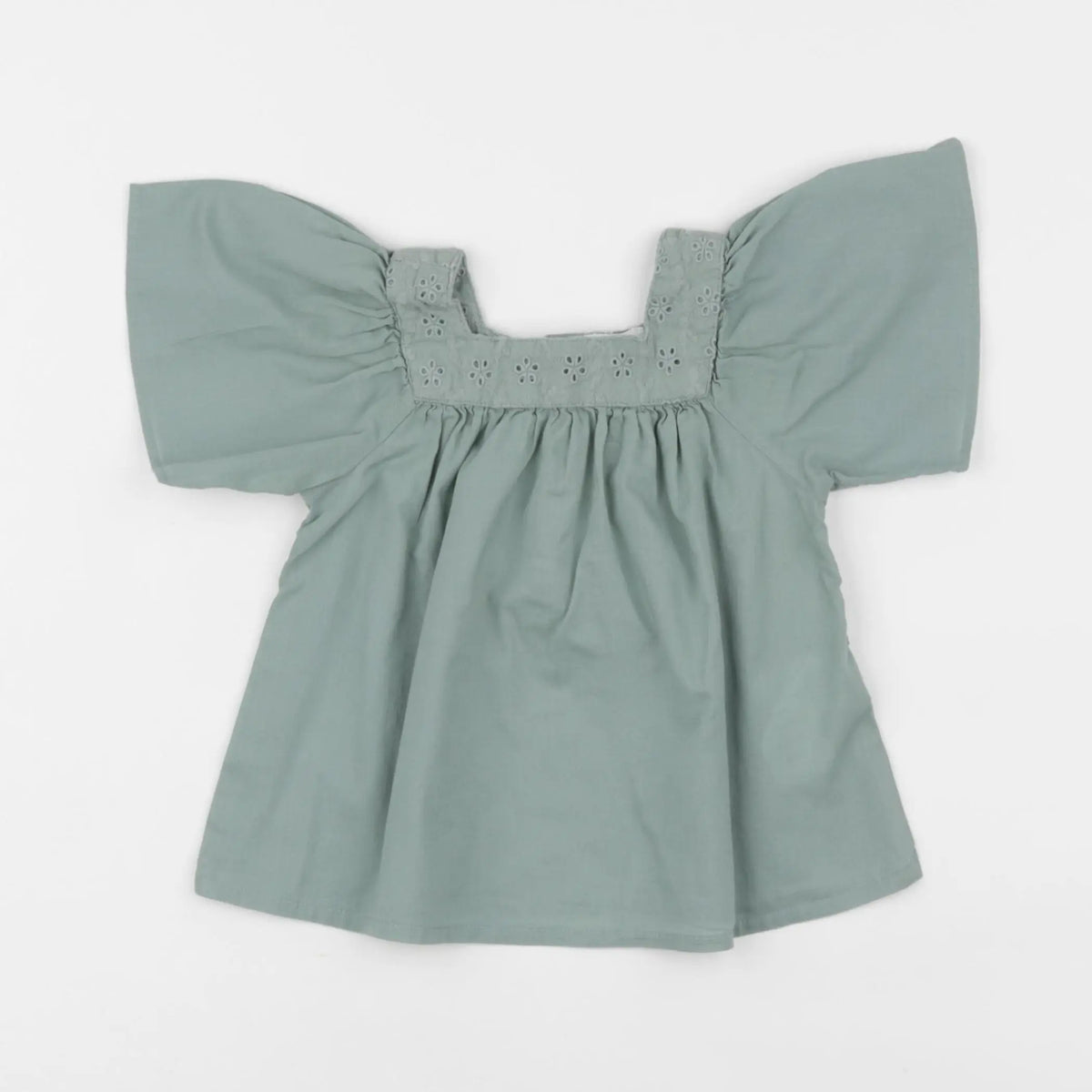 Vertbaudet - blouse vert - 18 mois