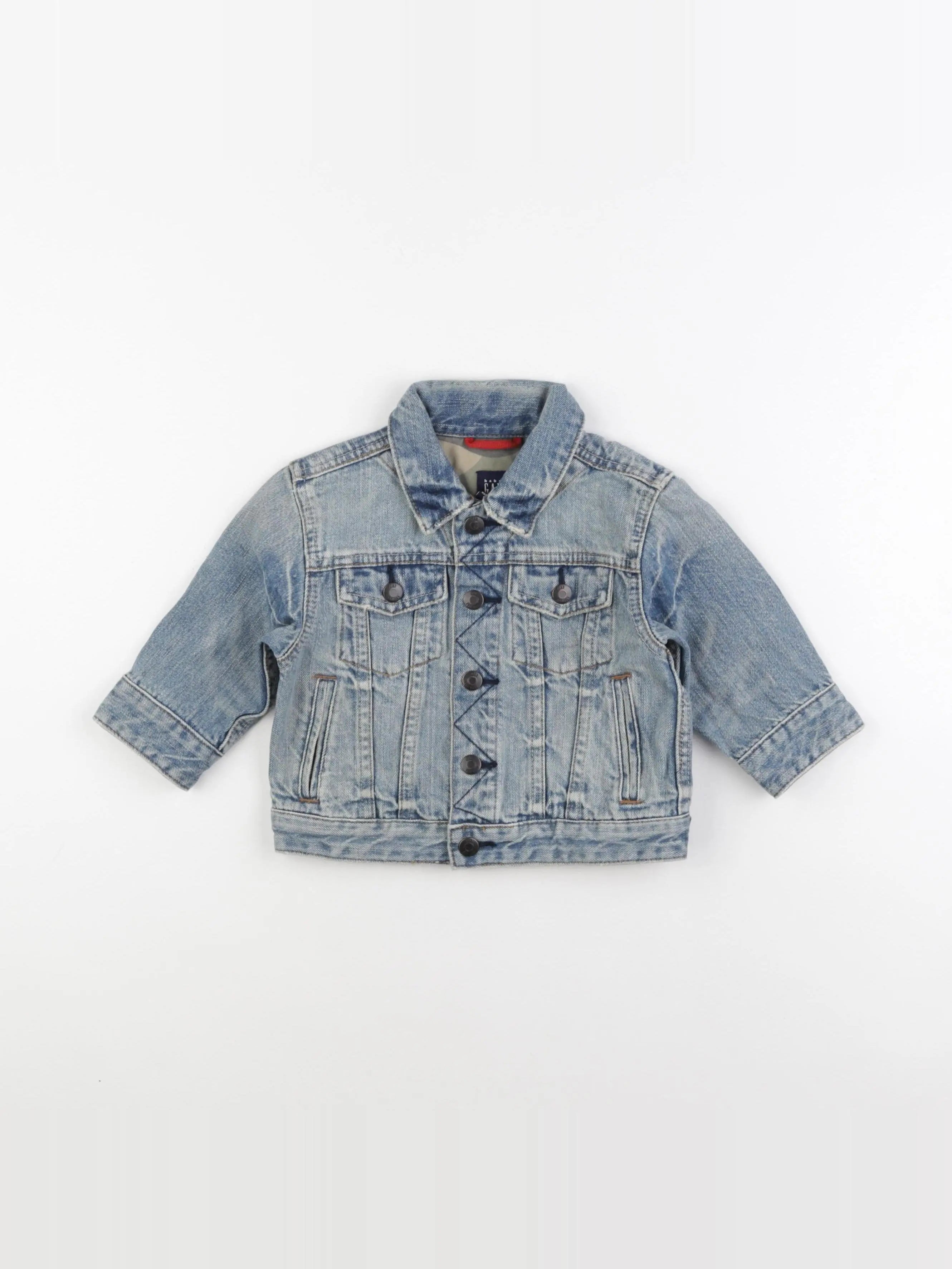 GAP - veste bleu - 12/18 mois