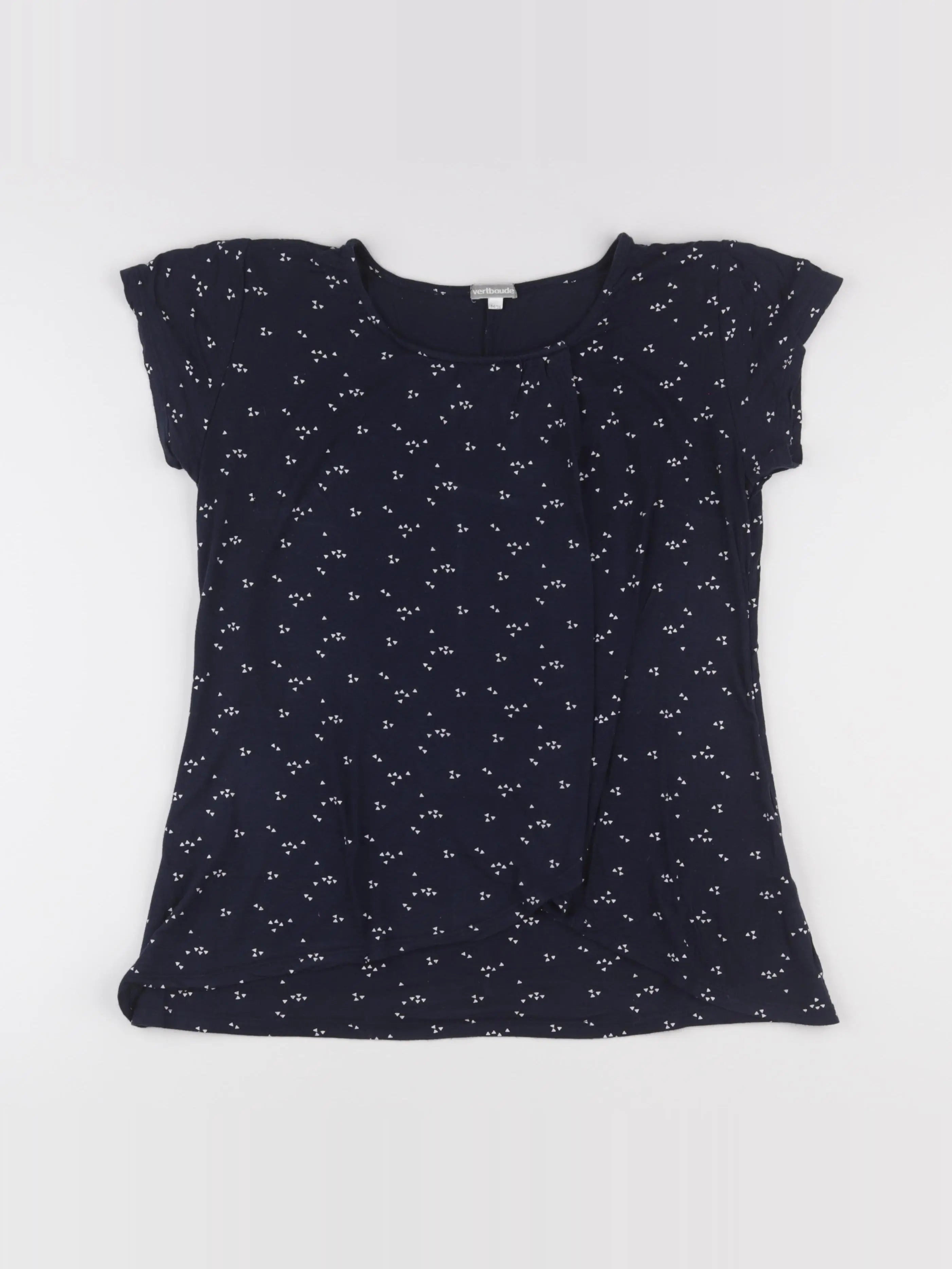 Vertbaudet - tee-shirt grossesse bleu - 34 à 36
