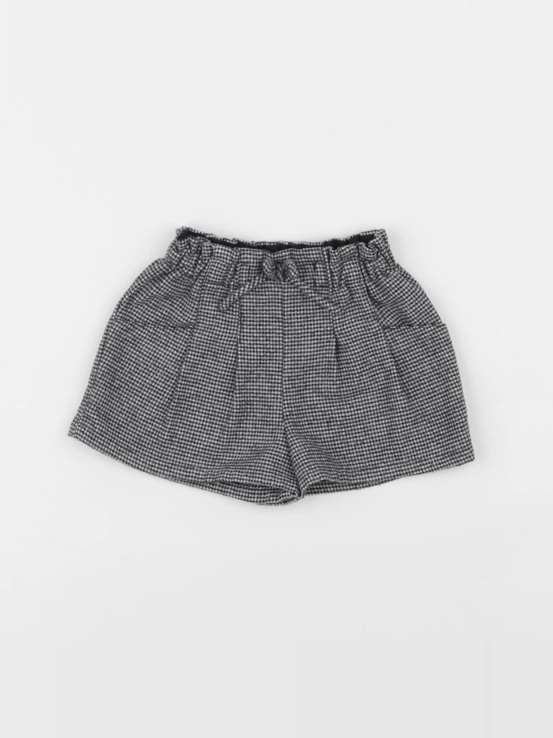 Zara - short gris - 9/12 mois