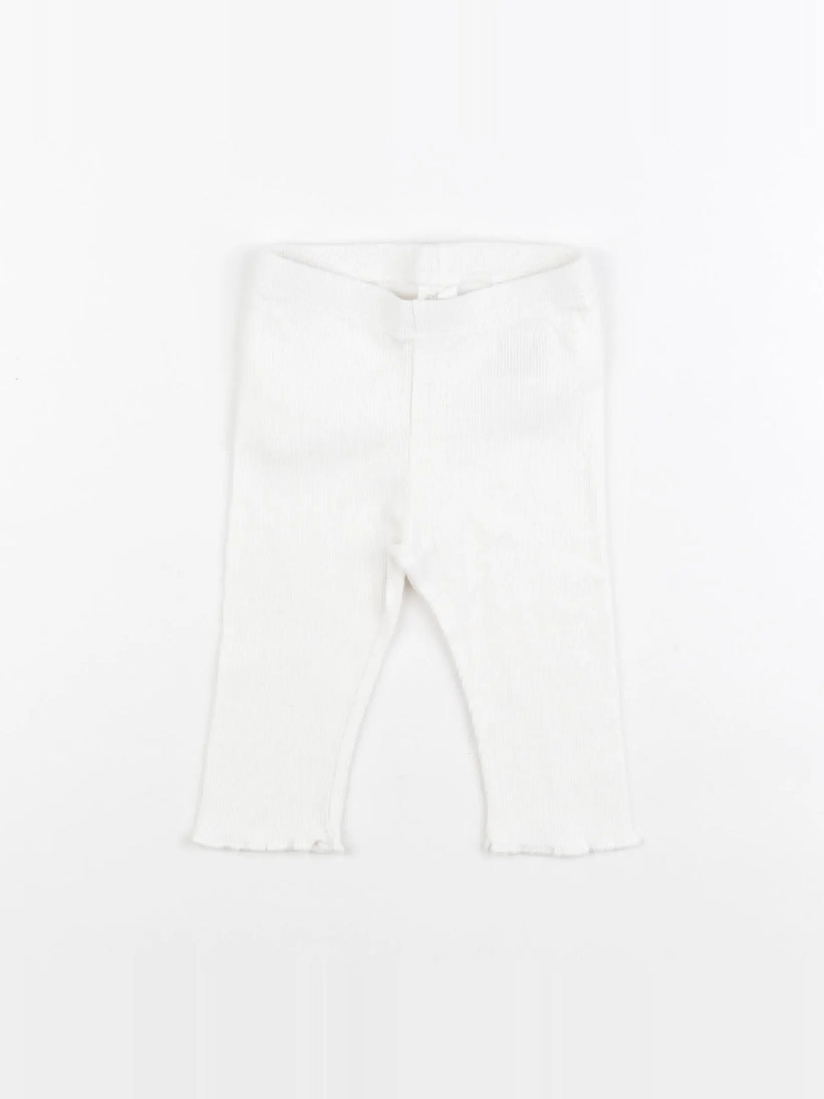 H&M - legging blanc - 3/6 mois