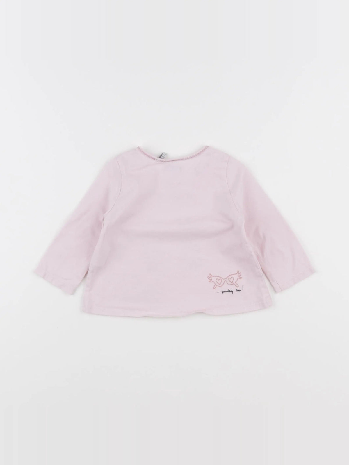 IKKS - tee-shirt rose - 6 mois