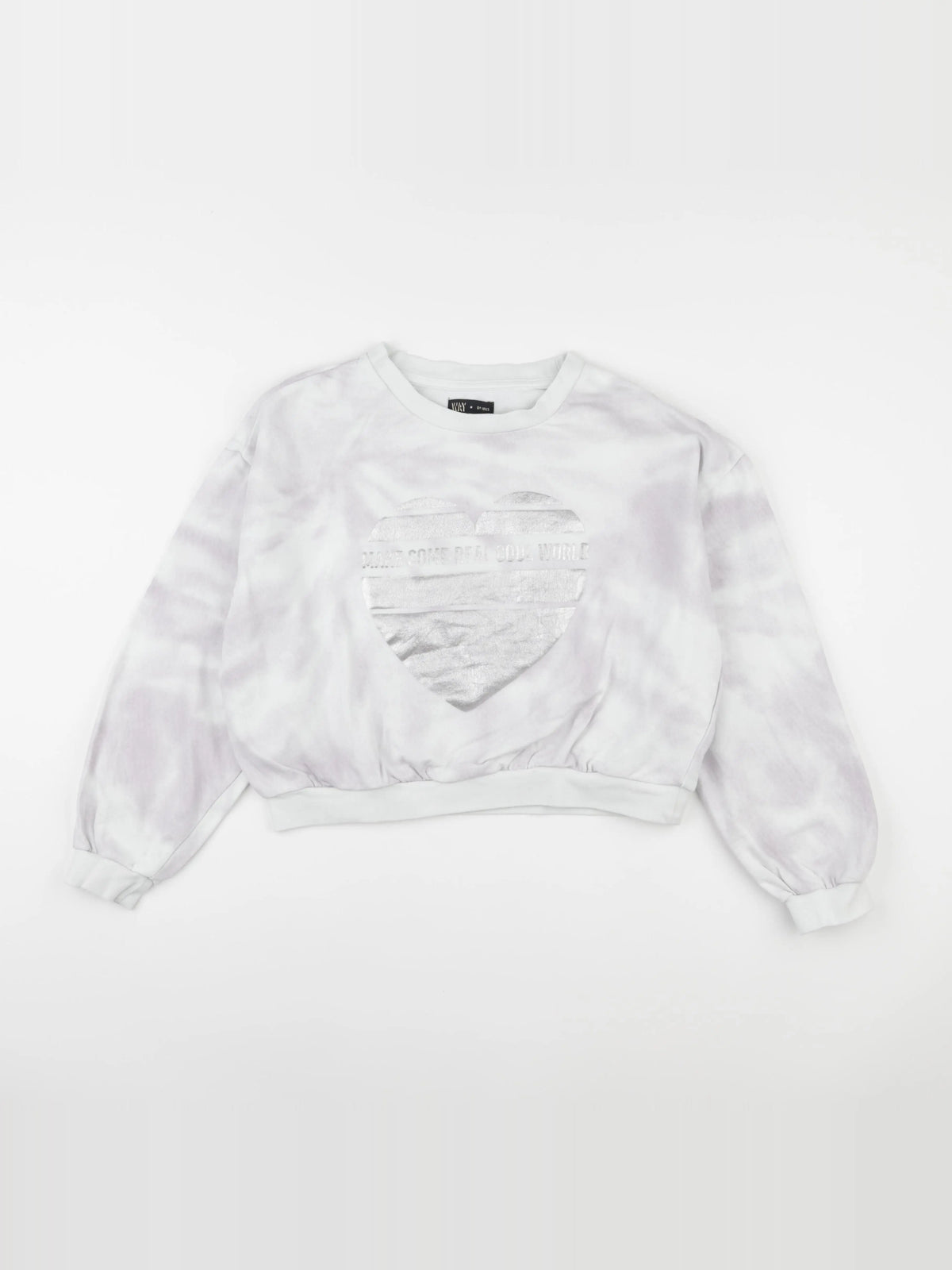 IKKS - sweat blanc - 14 ans