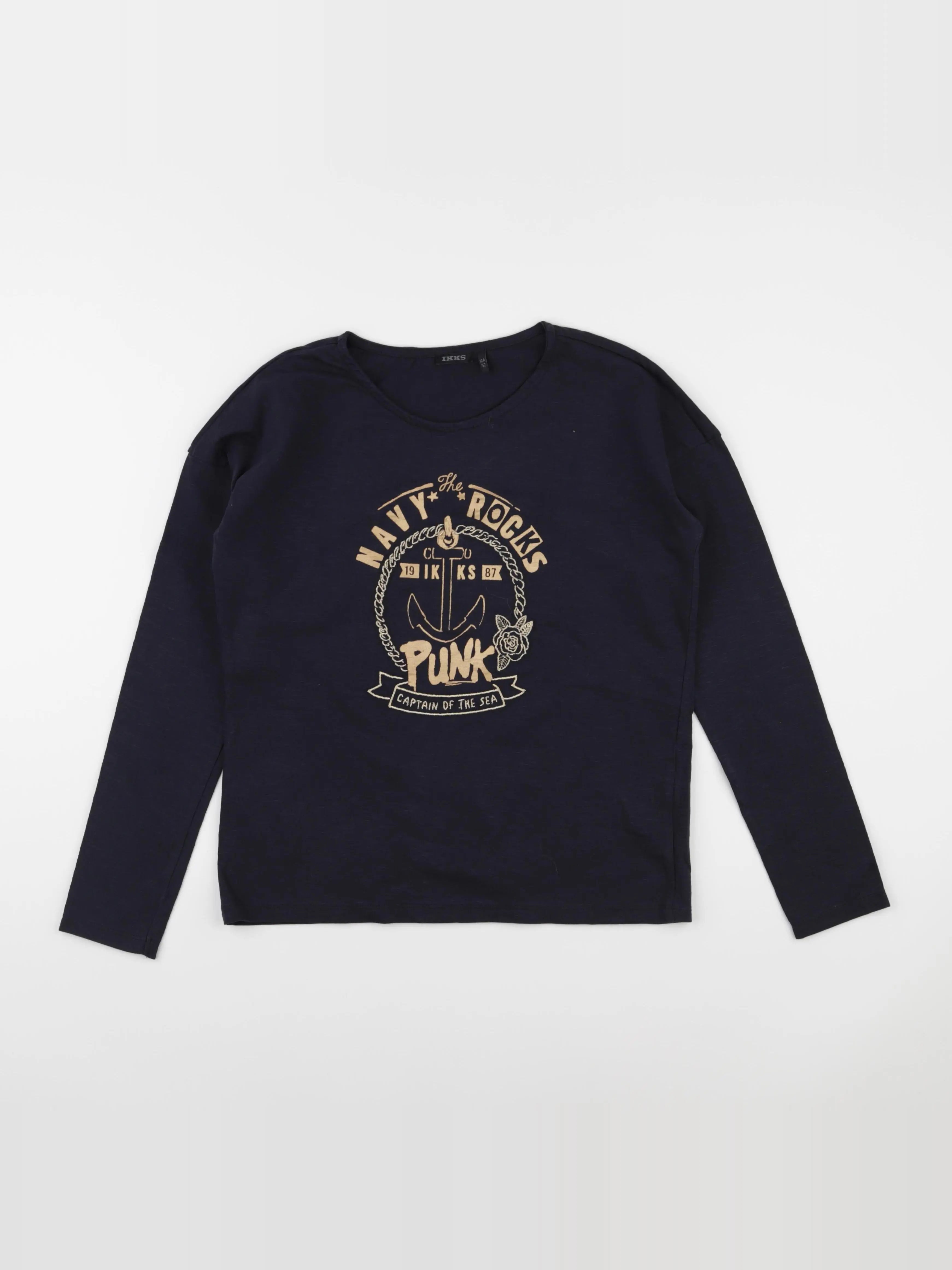 IKKS - tee-shirt bleu - 12 ans