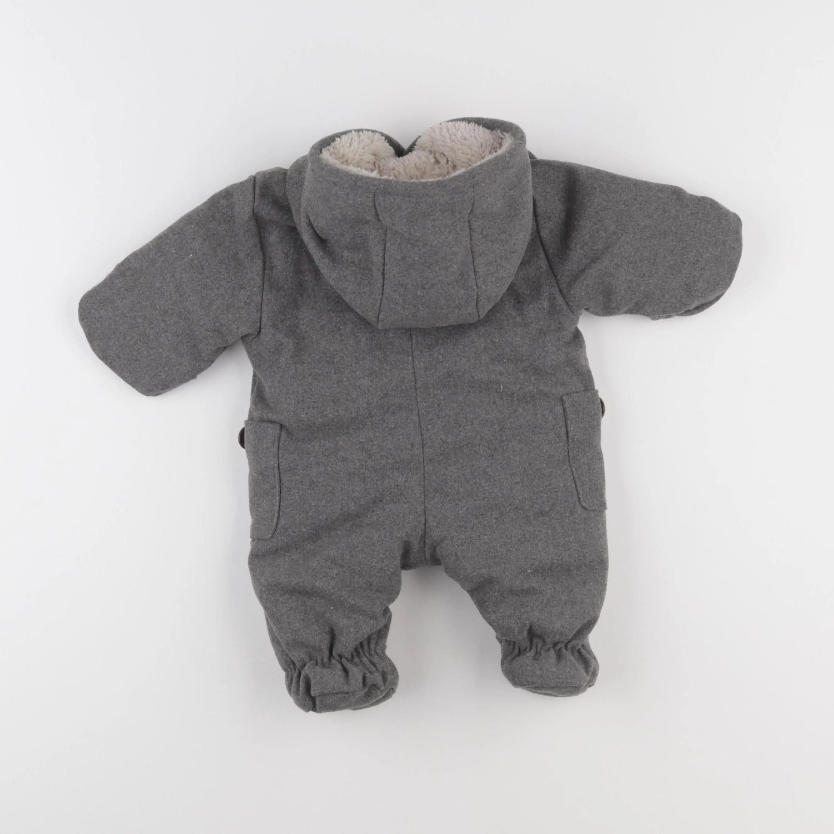 La Redoute - combi-pilote gris - 1 mois