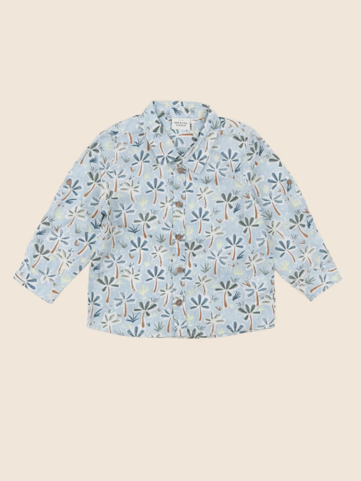 Tape à l'oeil - chemise bleu - 24 mois