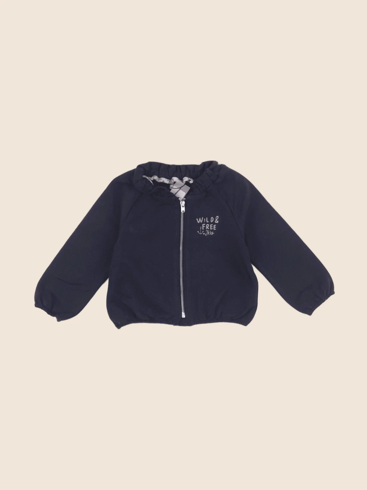 IKKS - sweat bleu - 12 mois