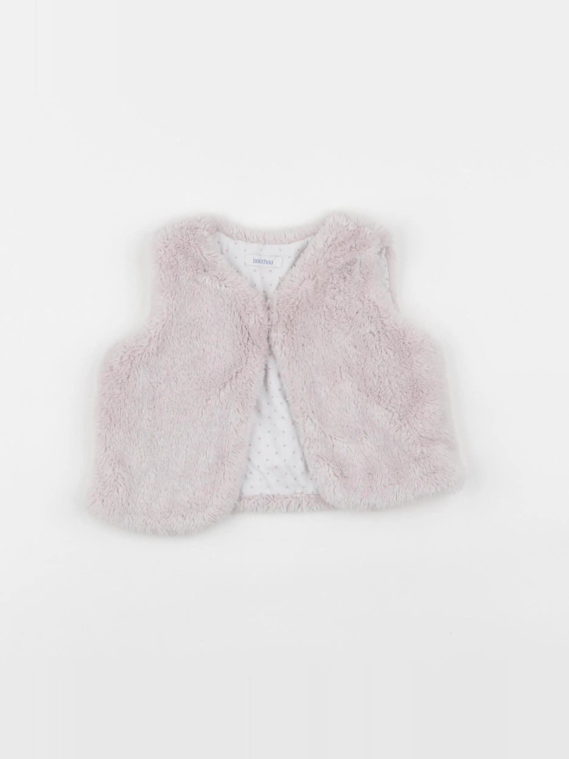 Boutchou - gilet rose - 6 mois