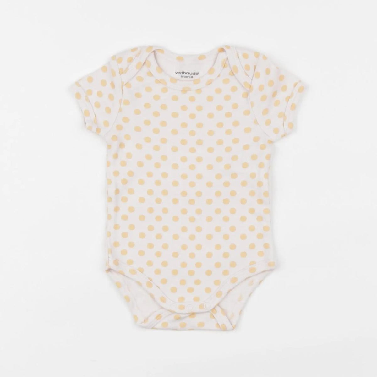 Vertbaudet - body orange - 3 mois