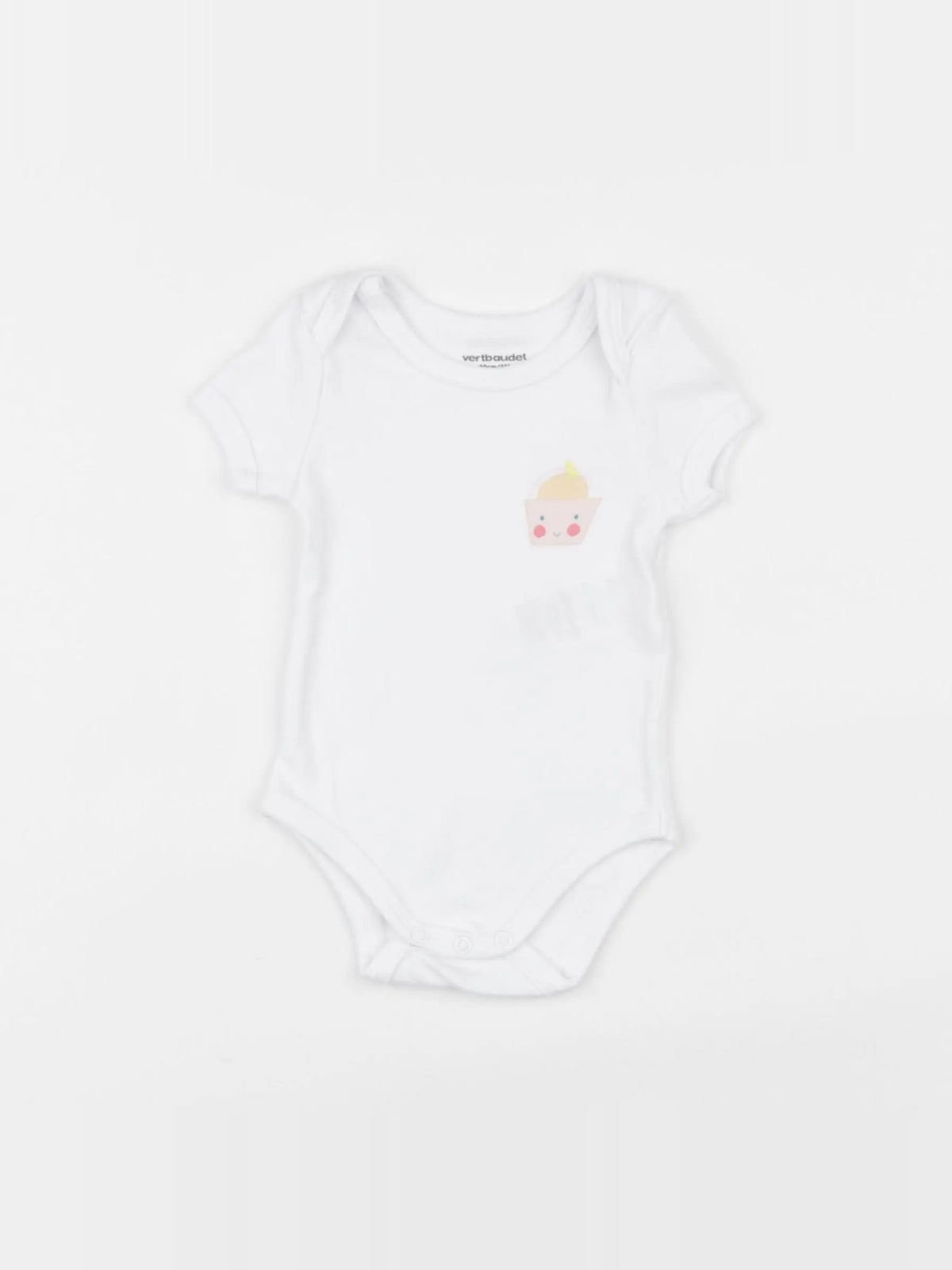 Vertbaudet - body blanc - 3 mois