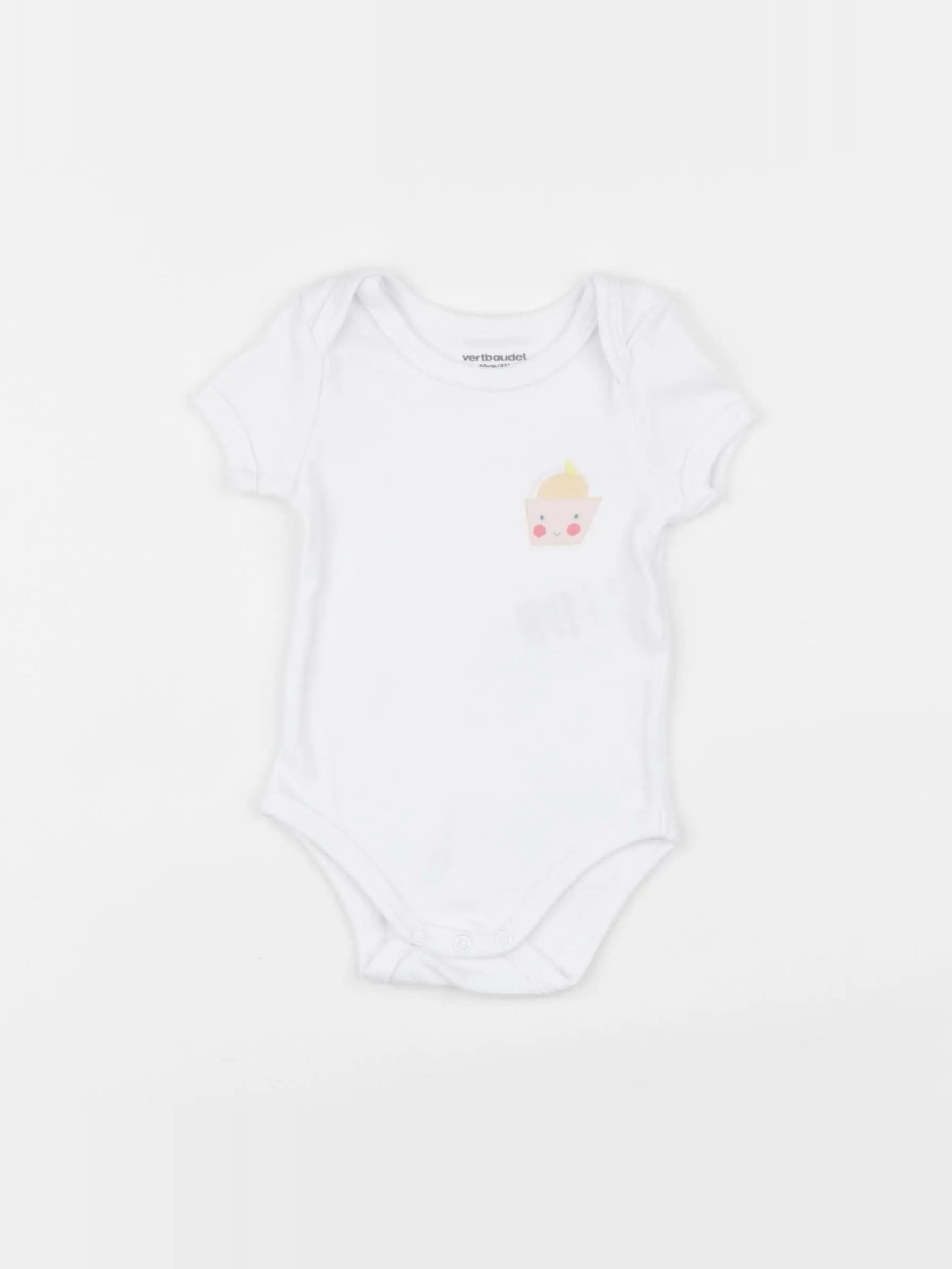 Vertbaudet - body blanc - 3 mois