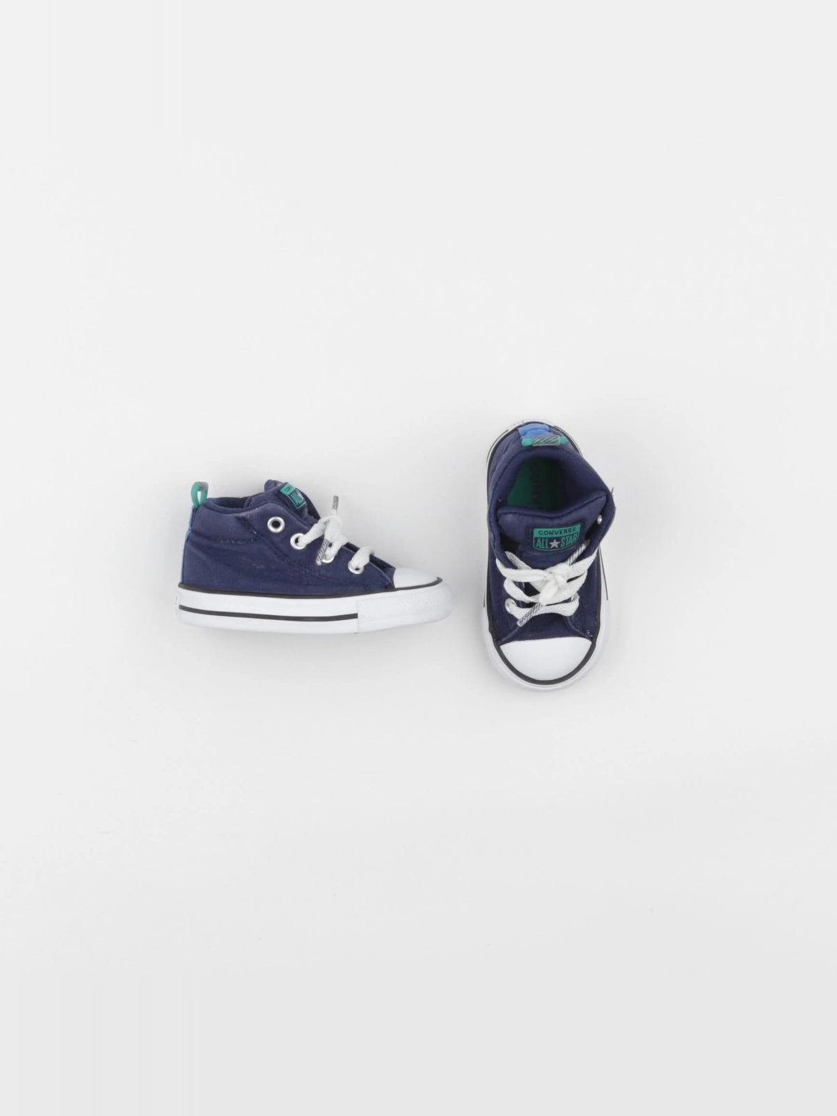 Converse - tennis à scratch/ lacets bleu - pointure 20