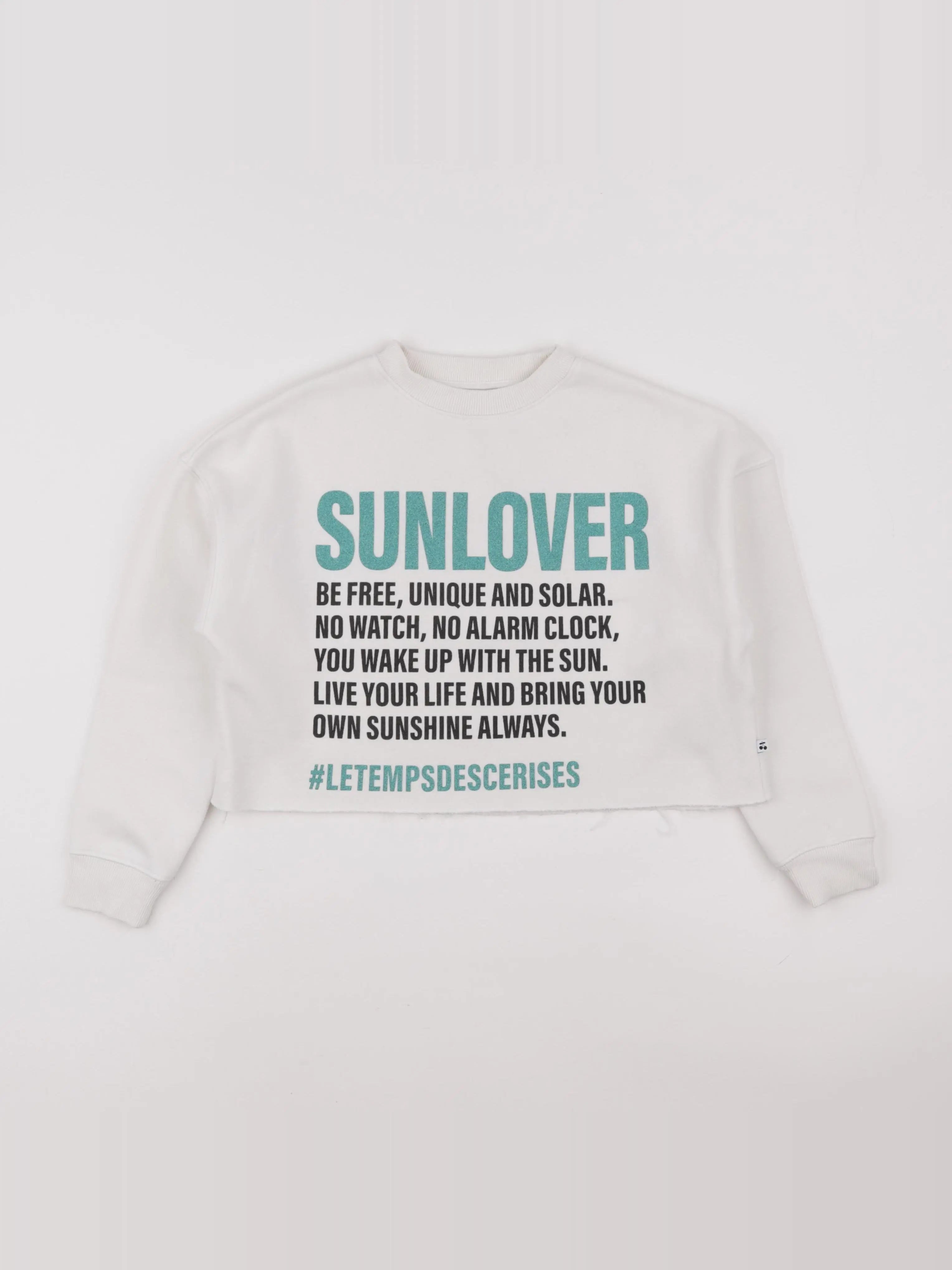 Le temps des cerises  - sweat blanc - 8 ans