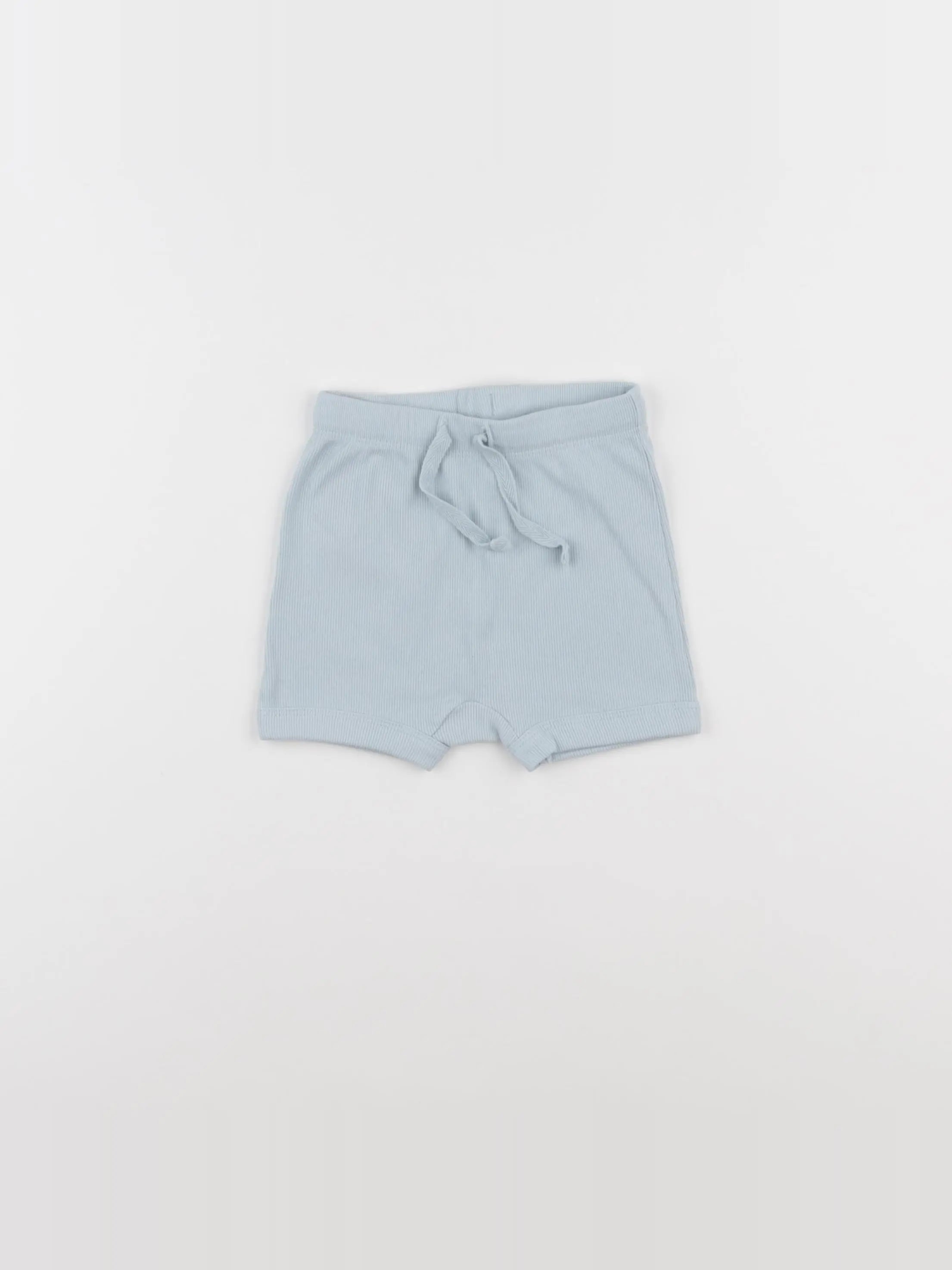 H&M - short bleu - 9/12 mois