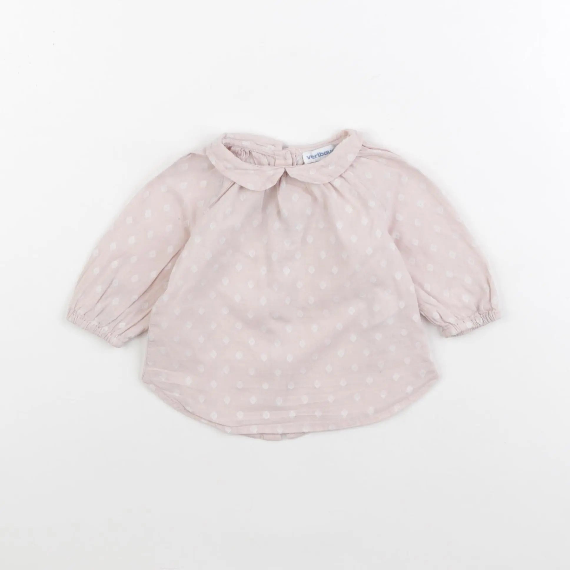 Vertbaudet - blouse rose - 3 mois