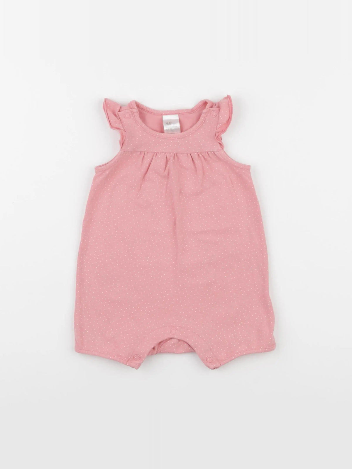 H&M - pyjama coton rose - 1/3 mois