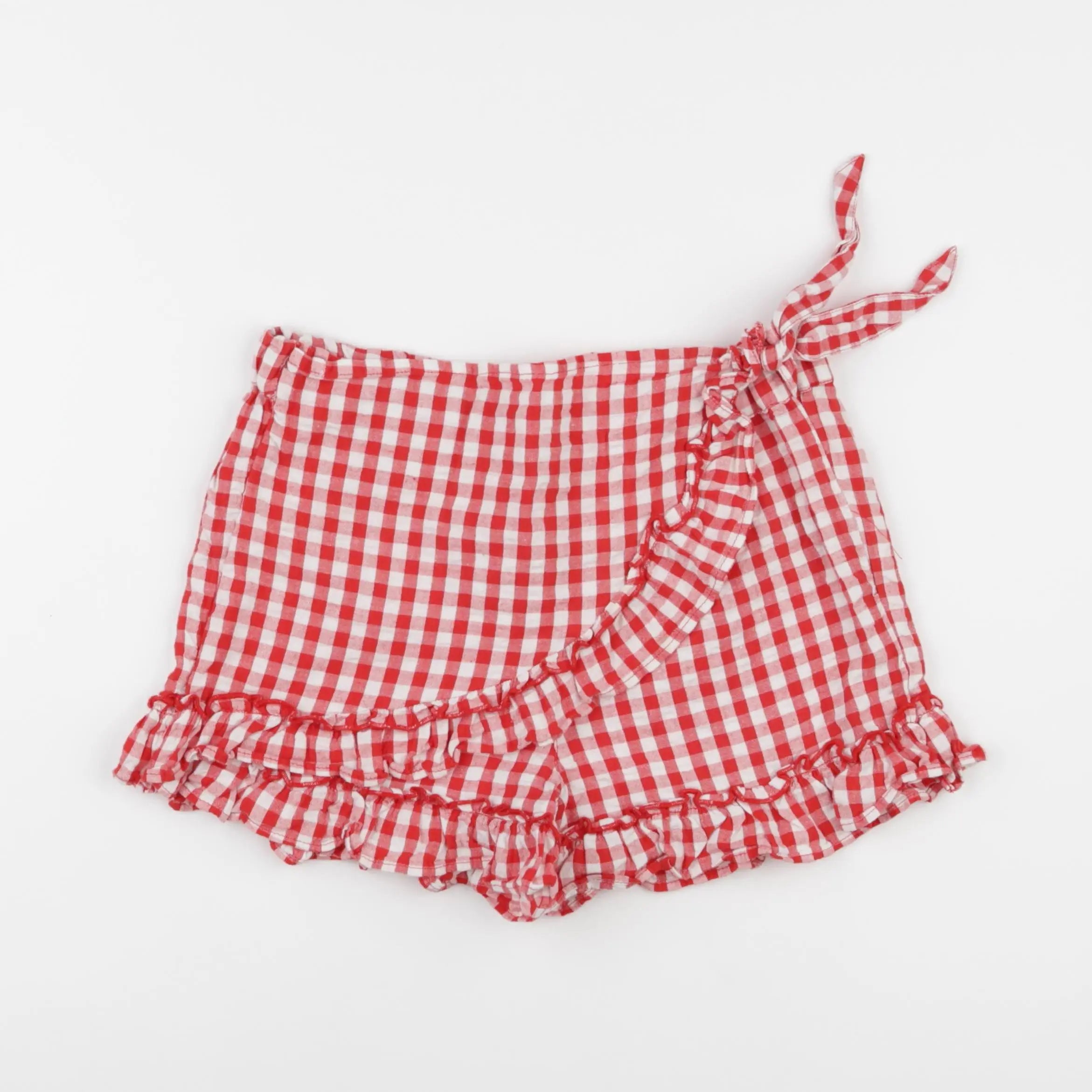 Vertbaudet - short rouge - 8 ans
