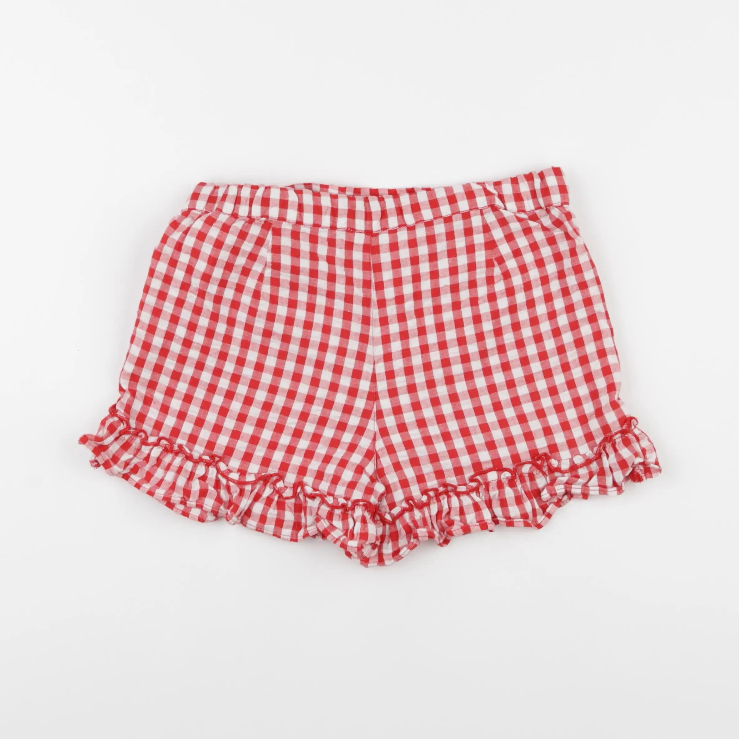 Vertbaudet - short rouge - 8 ans
