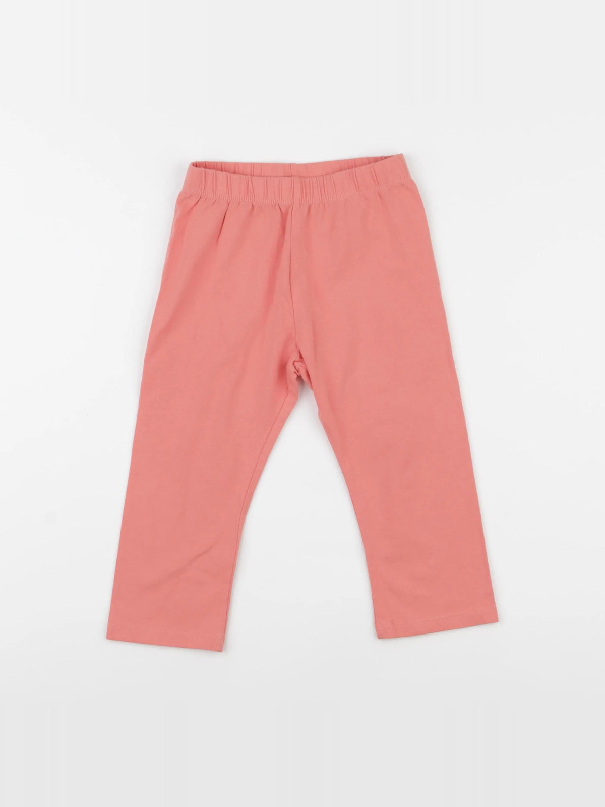 Vertbaudet - legging court orange - 8 ans