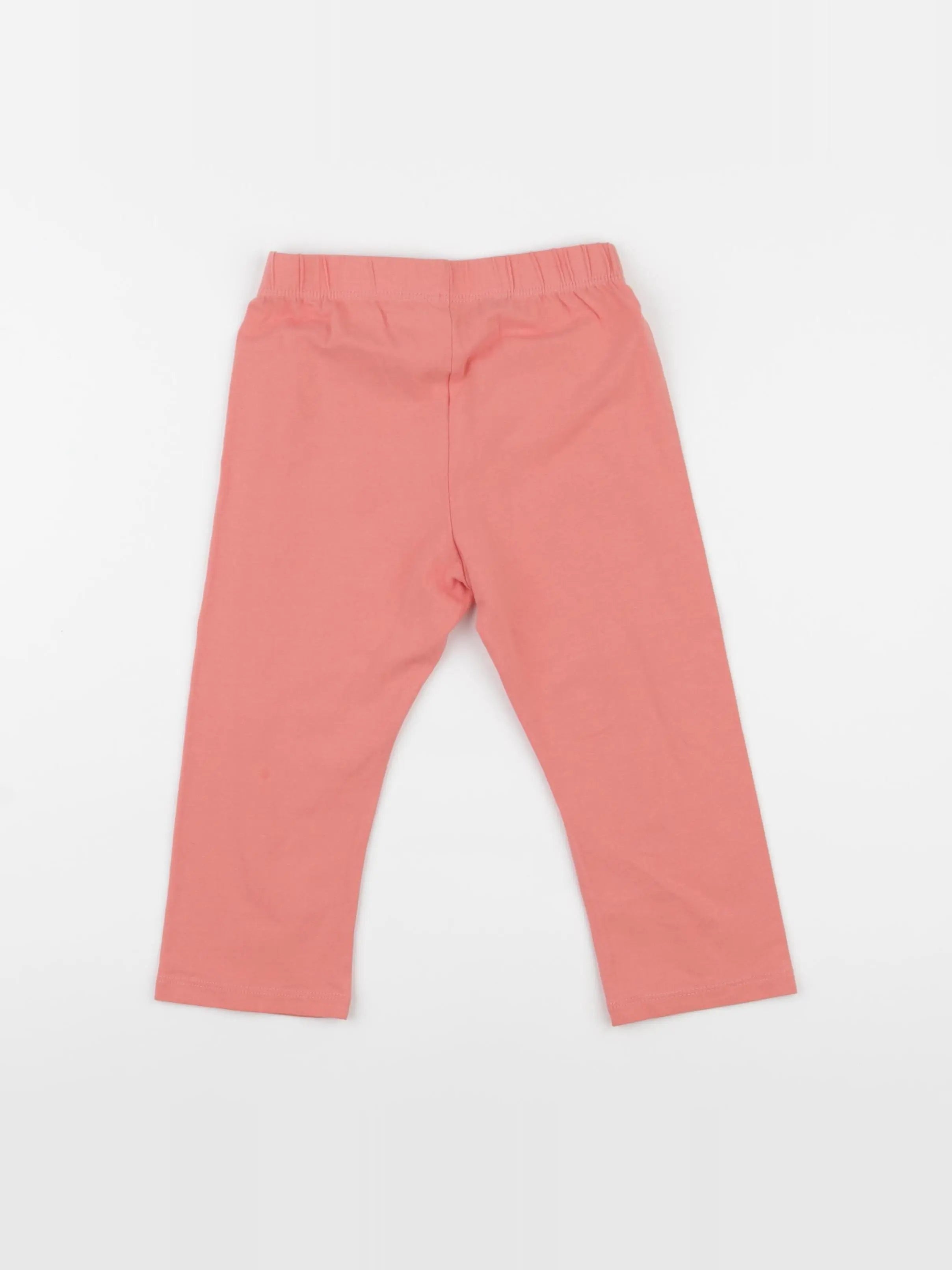 Vertbaudet - legging court orange - 8 ans