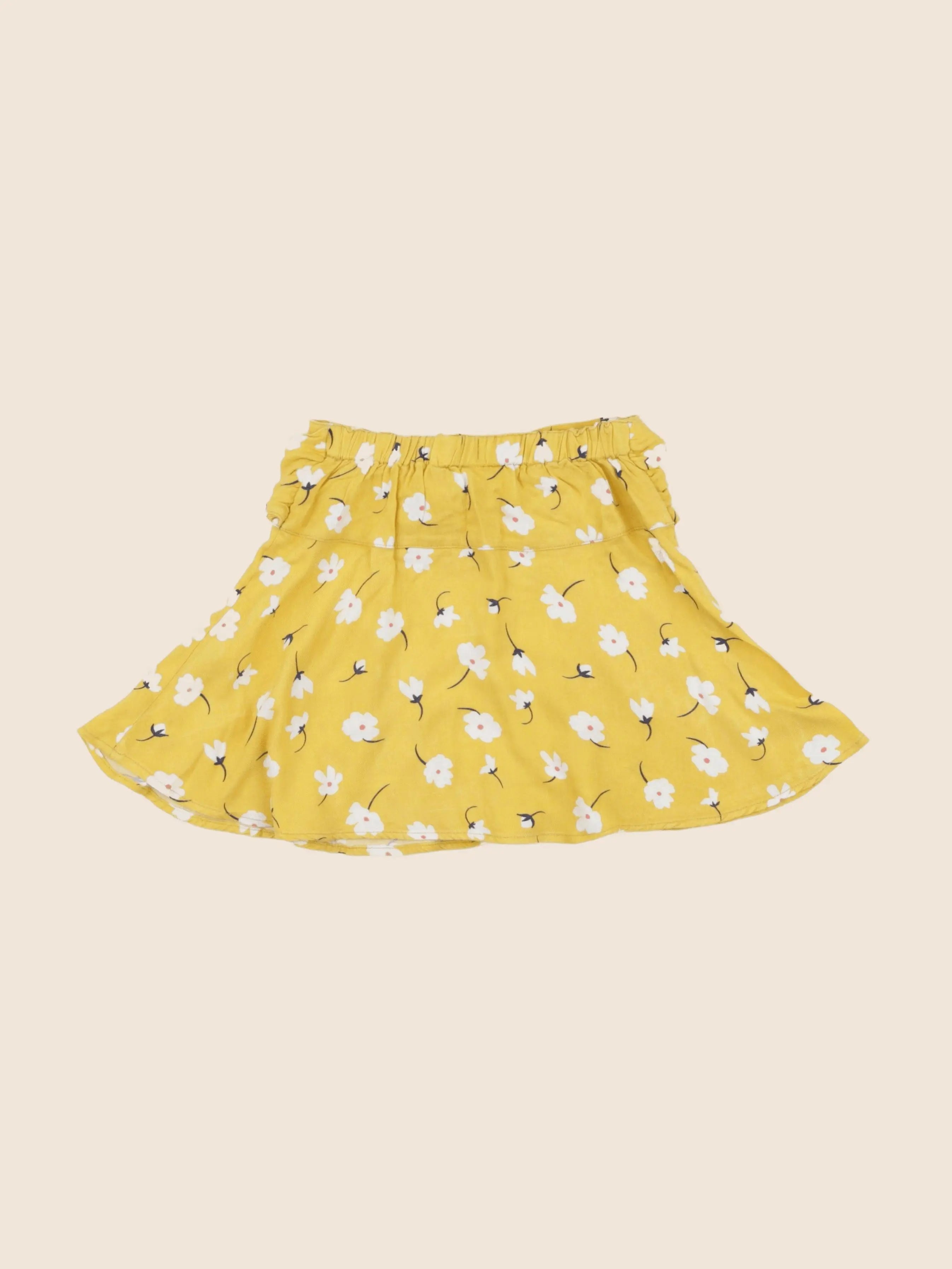 Vertbaudet - jupe jaune - 6 ans