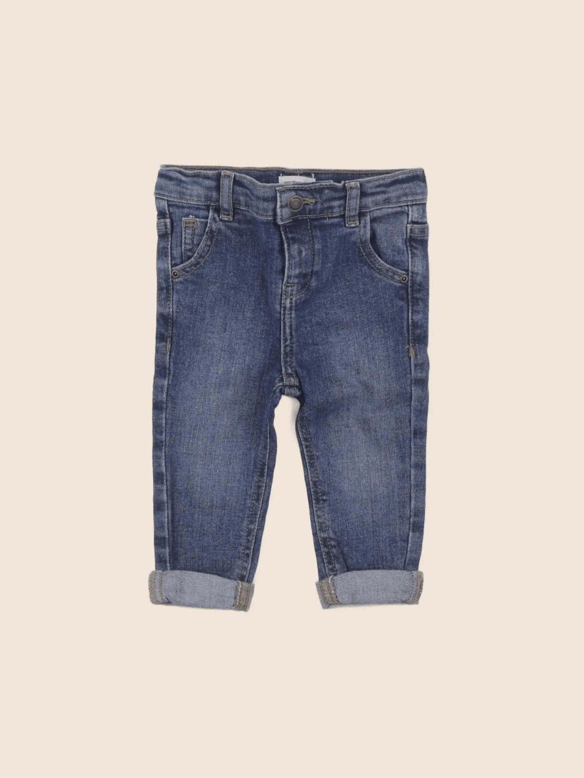 Vertbaudet - jean bleu - 9 mois
