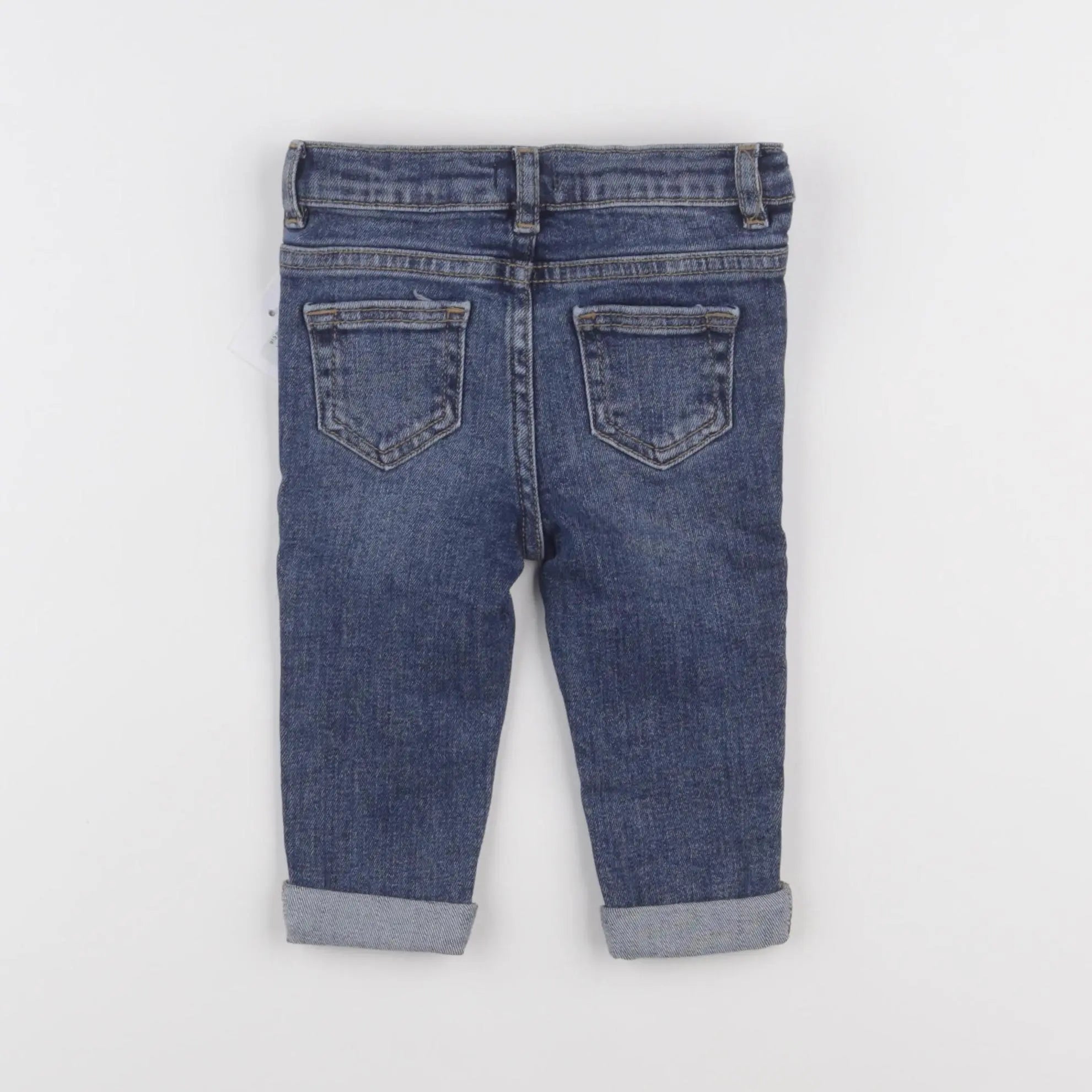 Vertbaudet - jean bleu - 9 mois