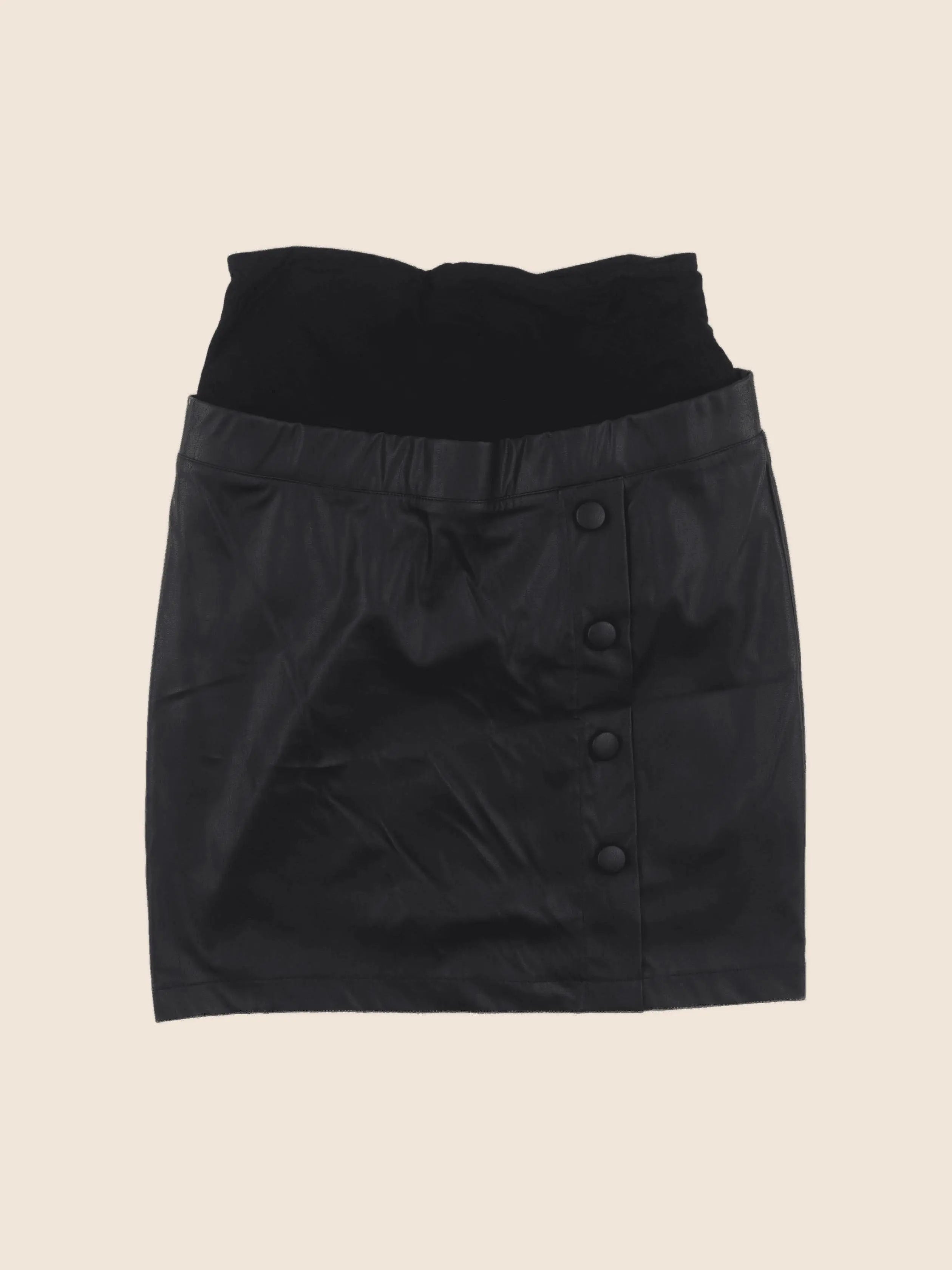 Envie de fraise - jupe grossesse noir - 36