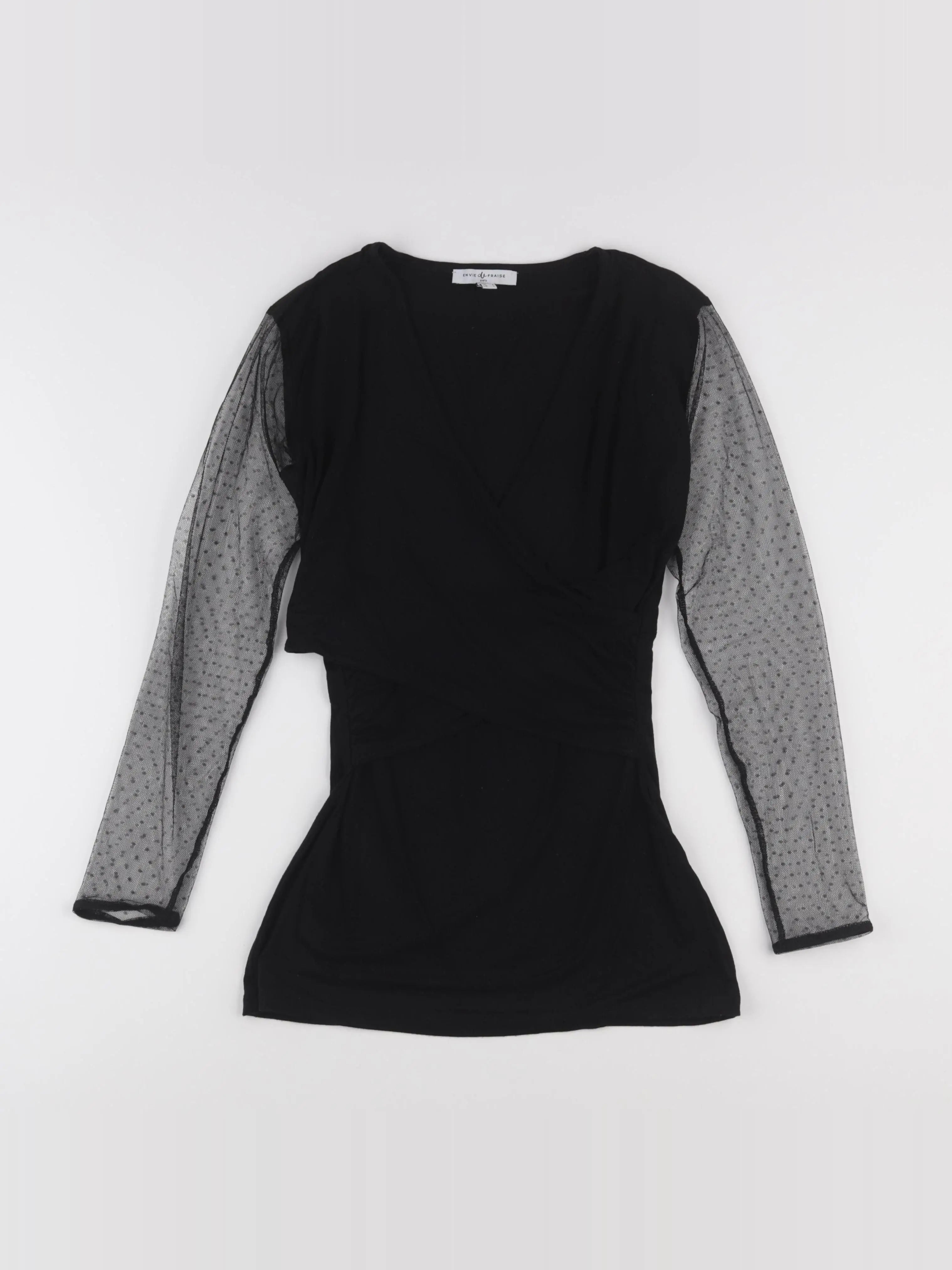 Envie de fraise - tee-shirt allaitement noir - 34