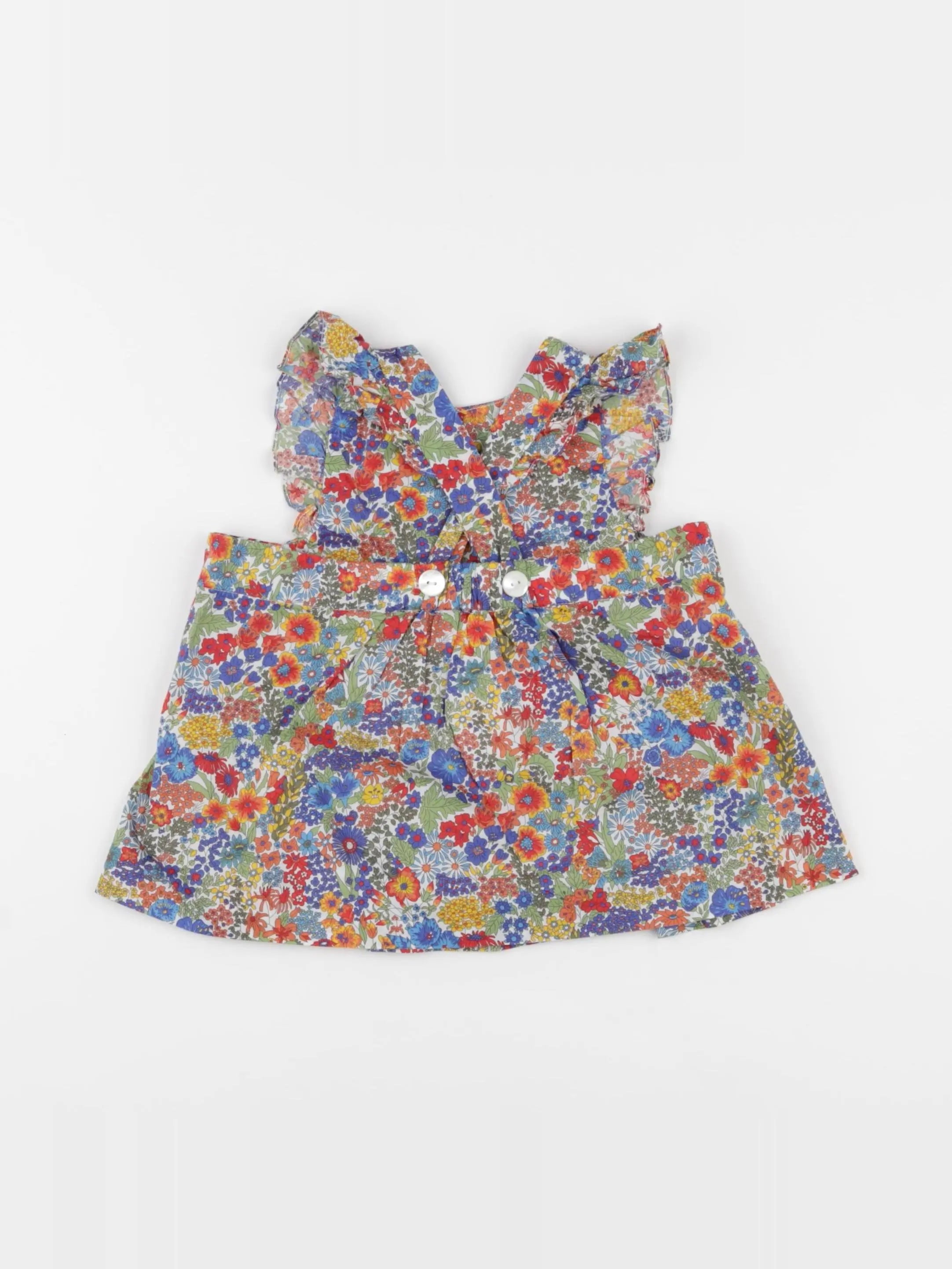 Jacadi - robe liberty multicolore - 6 mois
