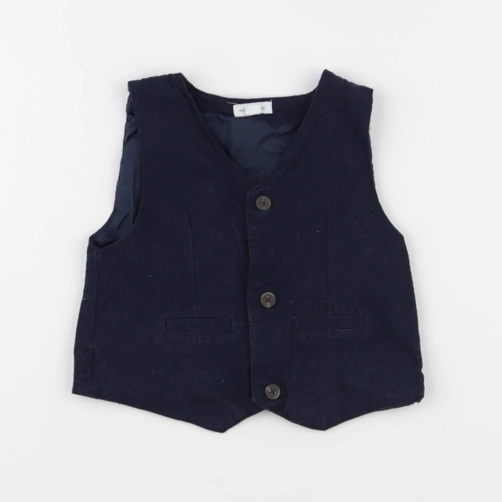 Vertbaudet - gilet bleu - 18 mois