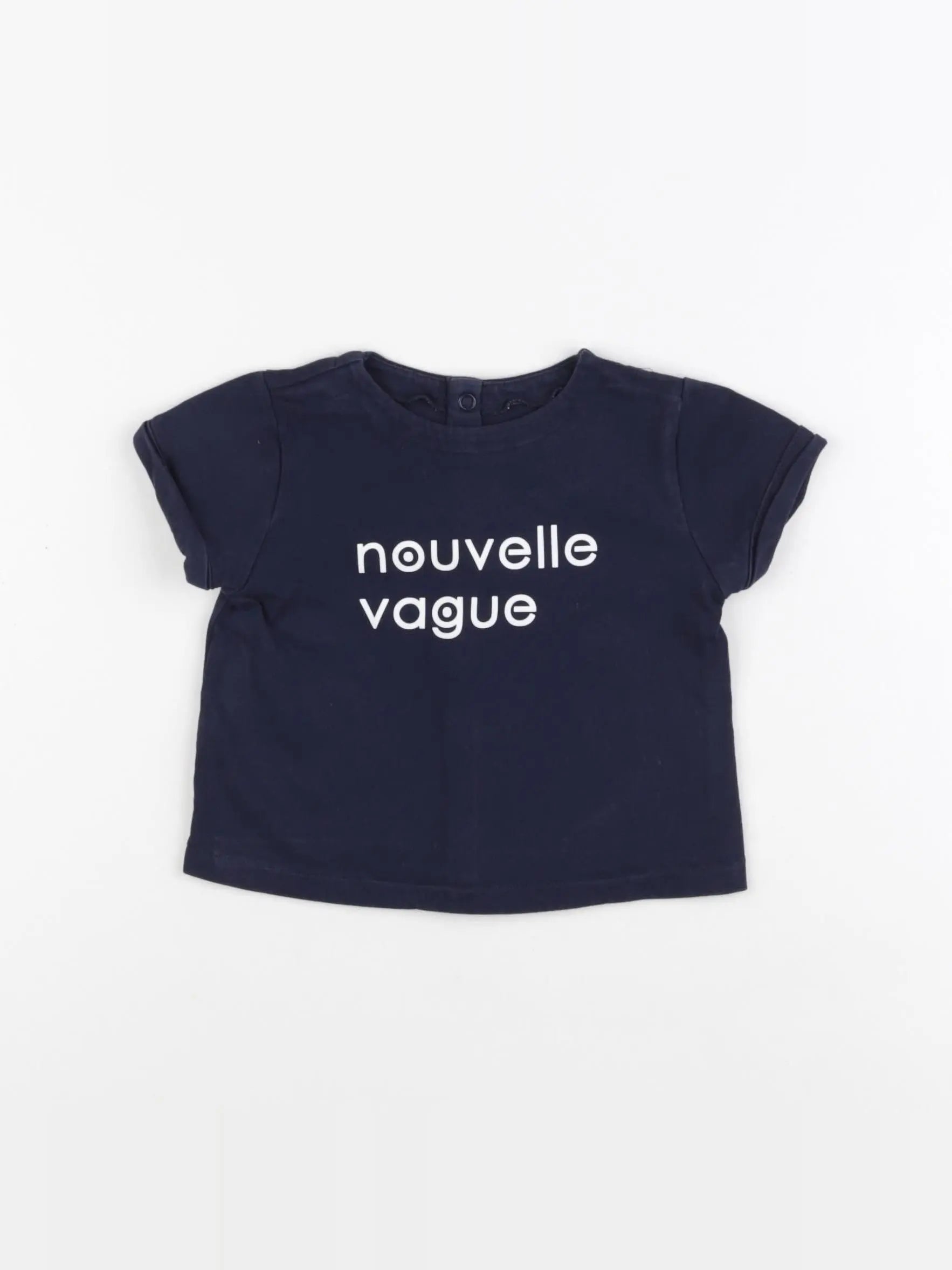 Jacadi - tee-shirt bleu - 12 mois