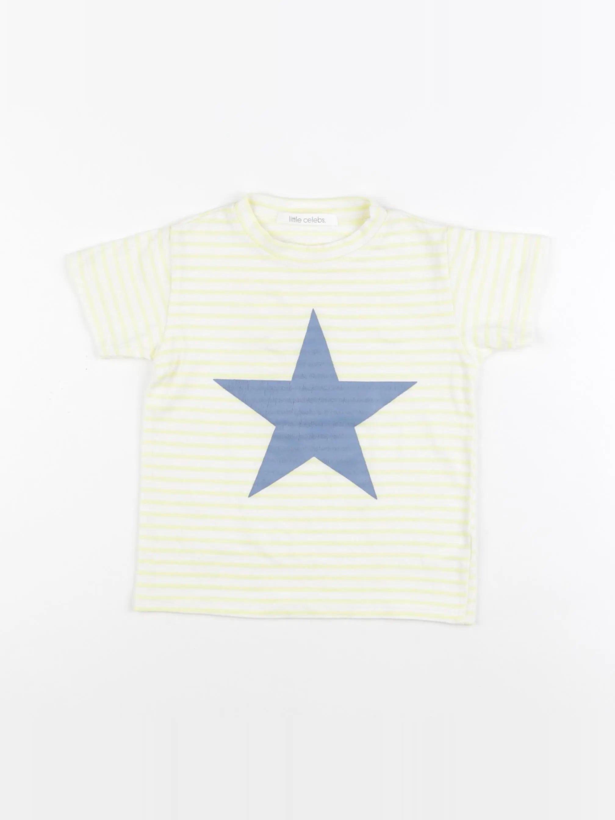 Little Celebs - tee-shirt jaune - 2 ans