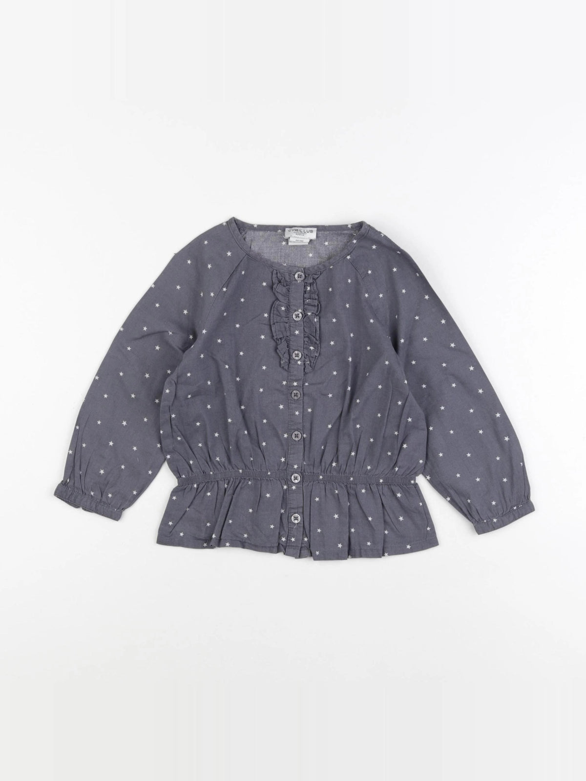 Cyrillus - blouse gris - 4 ans