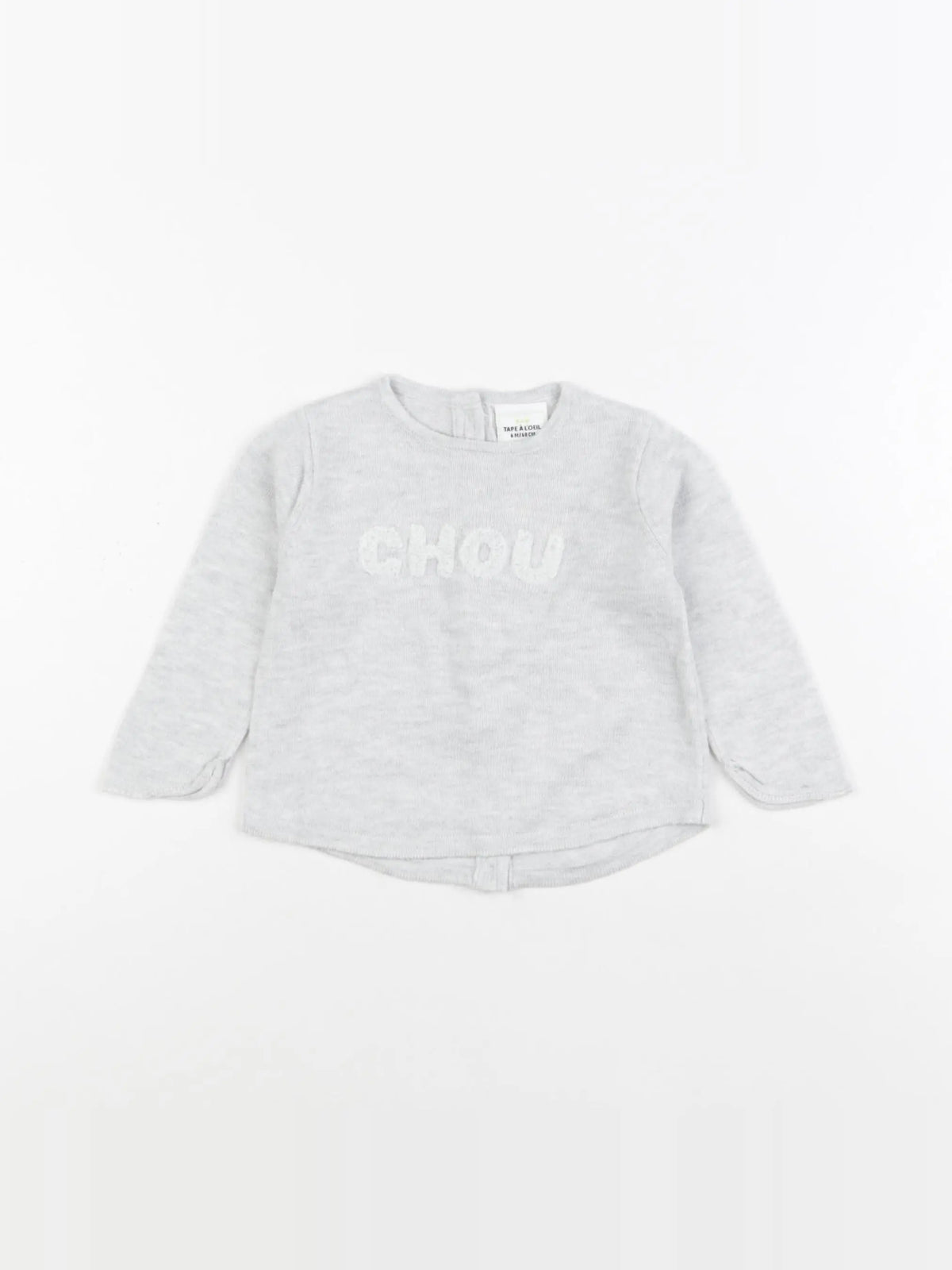 Tape à l'oeil - pull gris - 6 mois