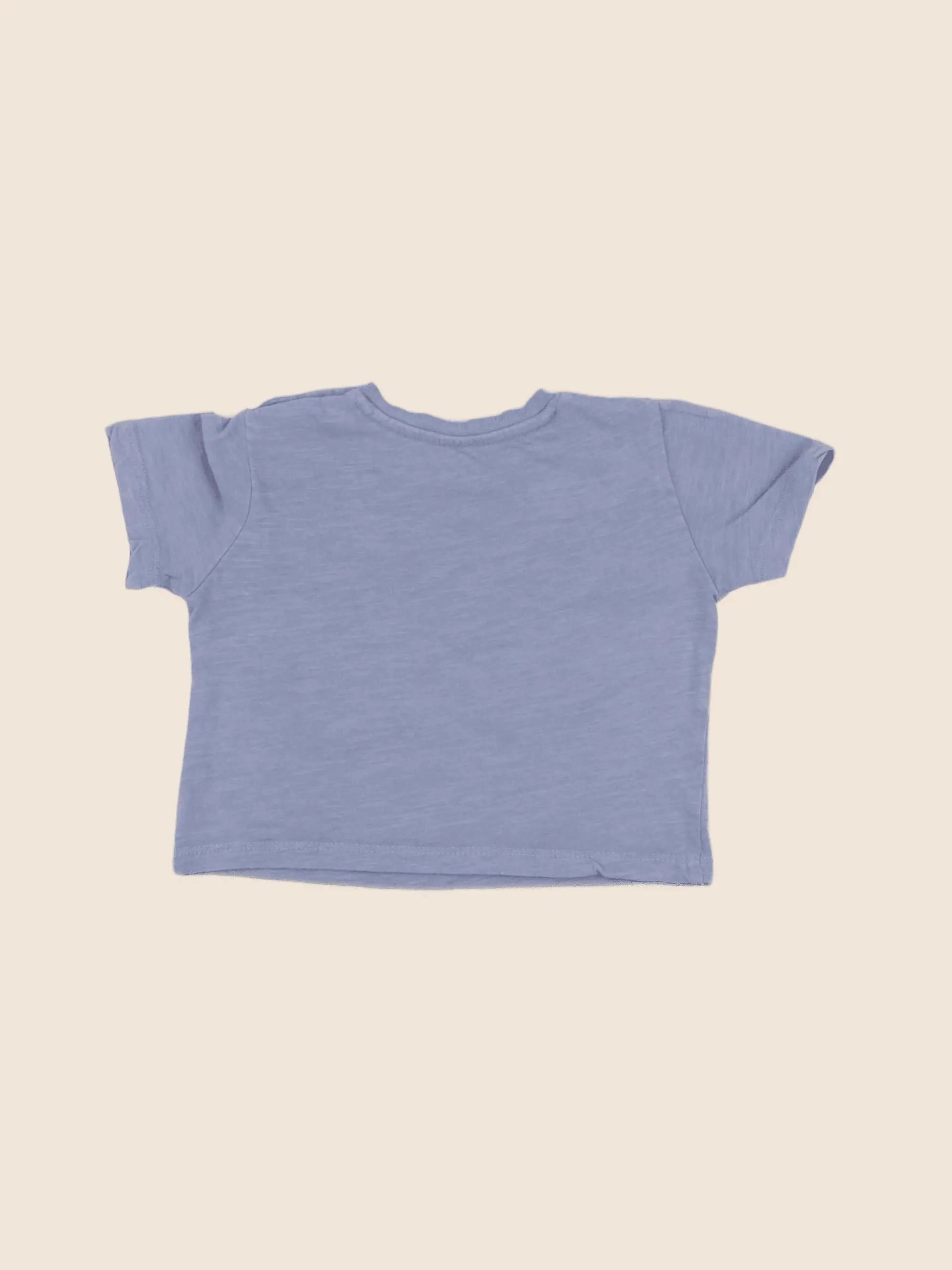 Boutchou - tee-shirt bleu - 6 mois