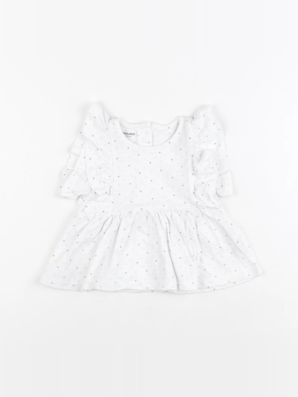 Vertbaudet - tee-shirt blanc - 6 mois