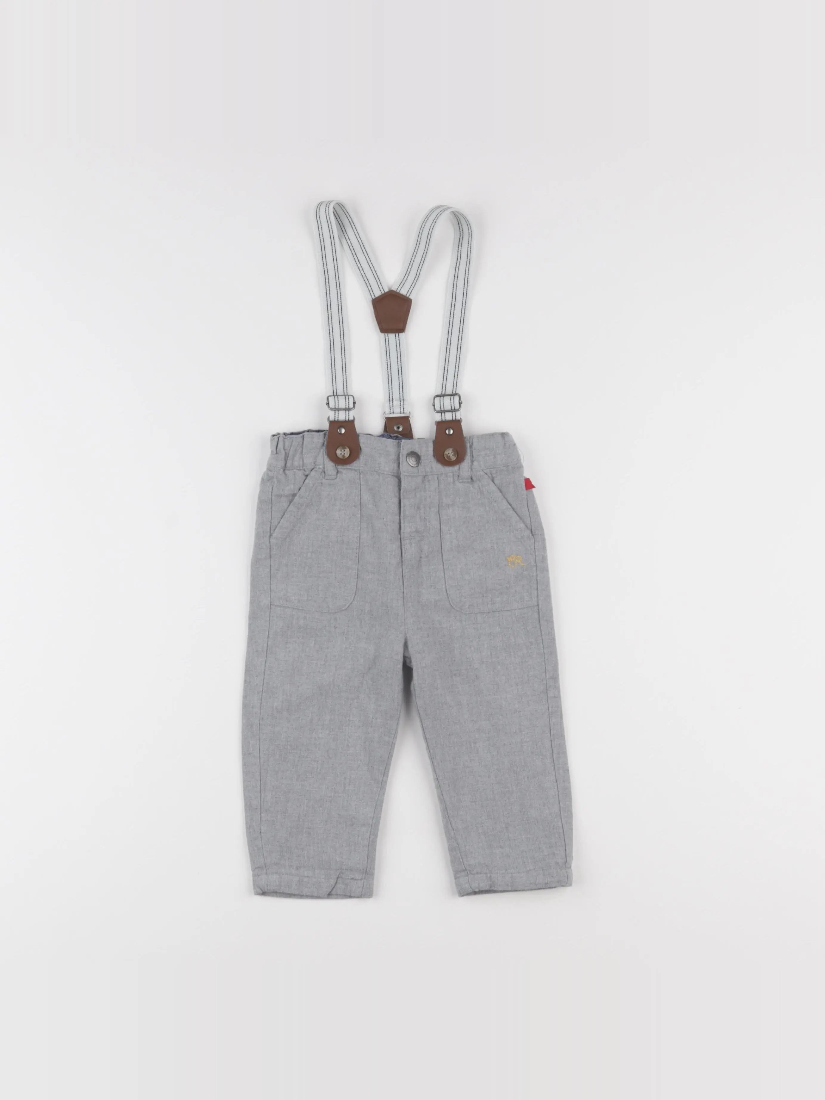 Cadet Rousselle - pantalon gris - 12 mois